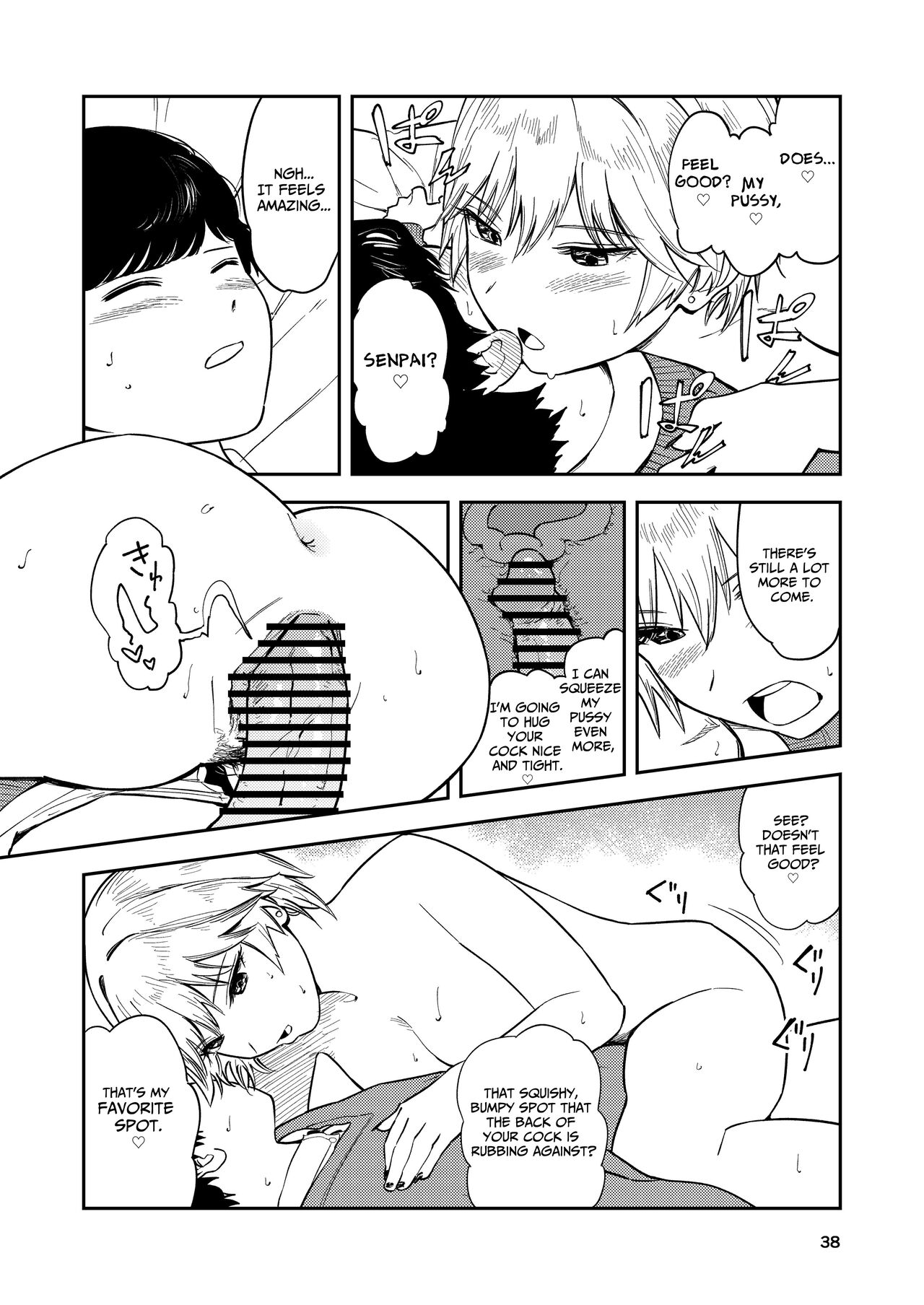 [Torii-Za (Torii Yoshitsuna)]Itsumo Sokkenai no ni Ecchi suru Toki dake "Suki! Sukiii!" tte Naru Kyonyuu Kouhai Gal[English] [Benri] Page 38
