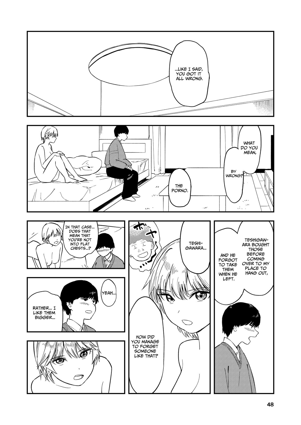 [Torii-Za (Torii Yoshitsuna)]Itsumo Sokkenai no ni Ecchi suru Toki dake "Suki! Sukiii!" tte Naru Kyonyuu Kouhai Gal[English] [Benri] Page 48