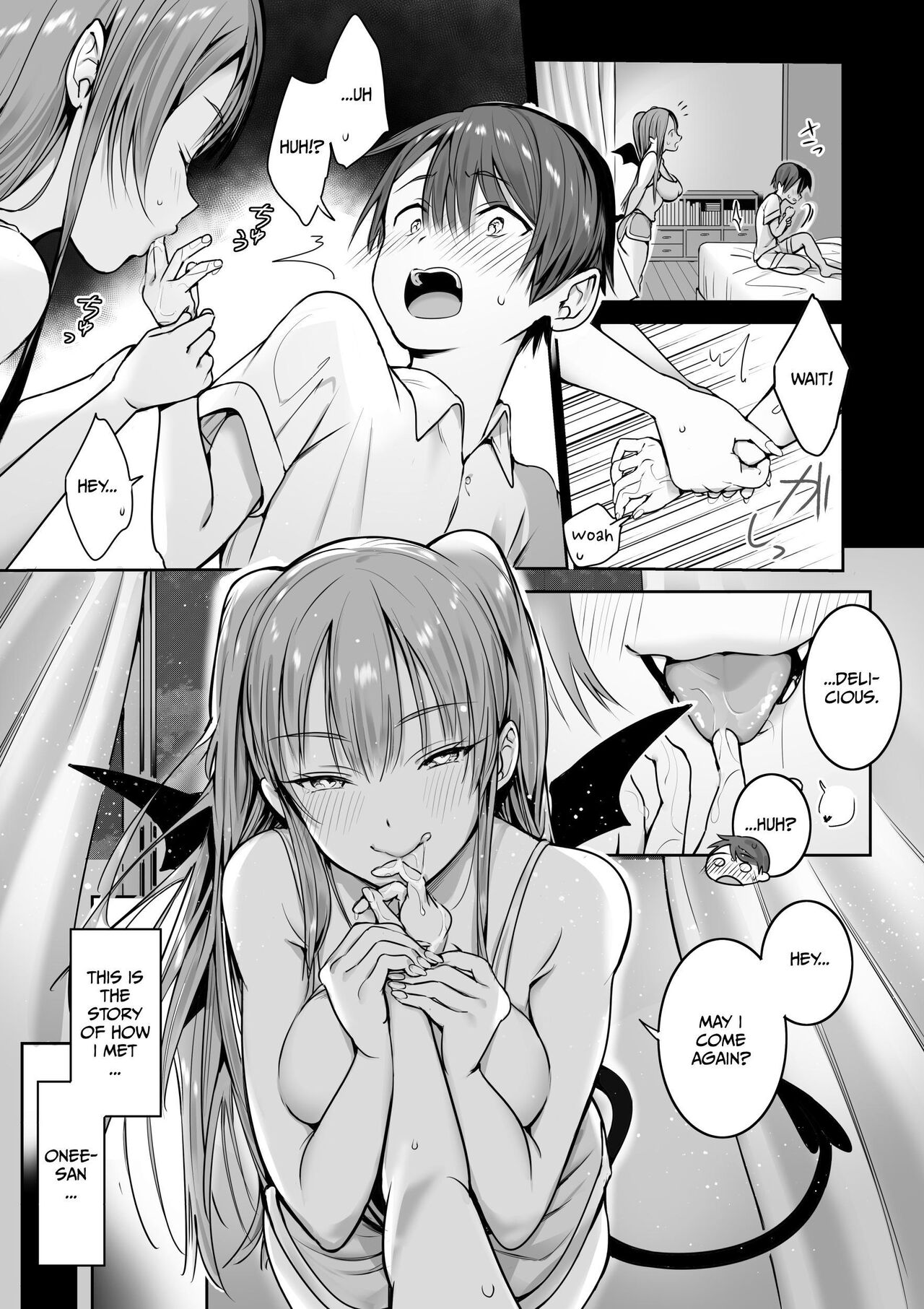 [Nukunukujima (Caffeine Chuudoku)]Boku no Ie ni wa Succubus ga Kuru | A Succubus Comes Knocking On My Door[English] [rubber_user] Page 7