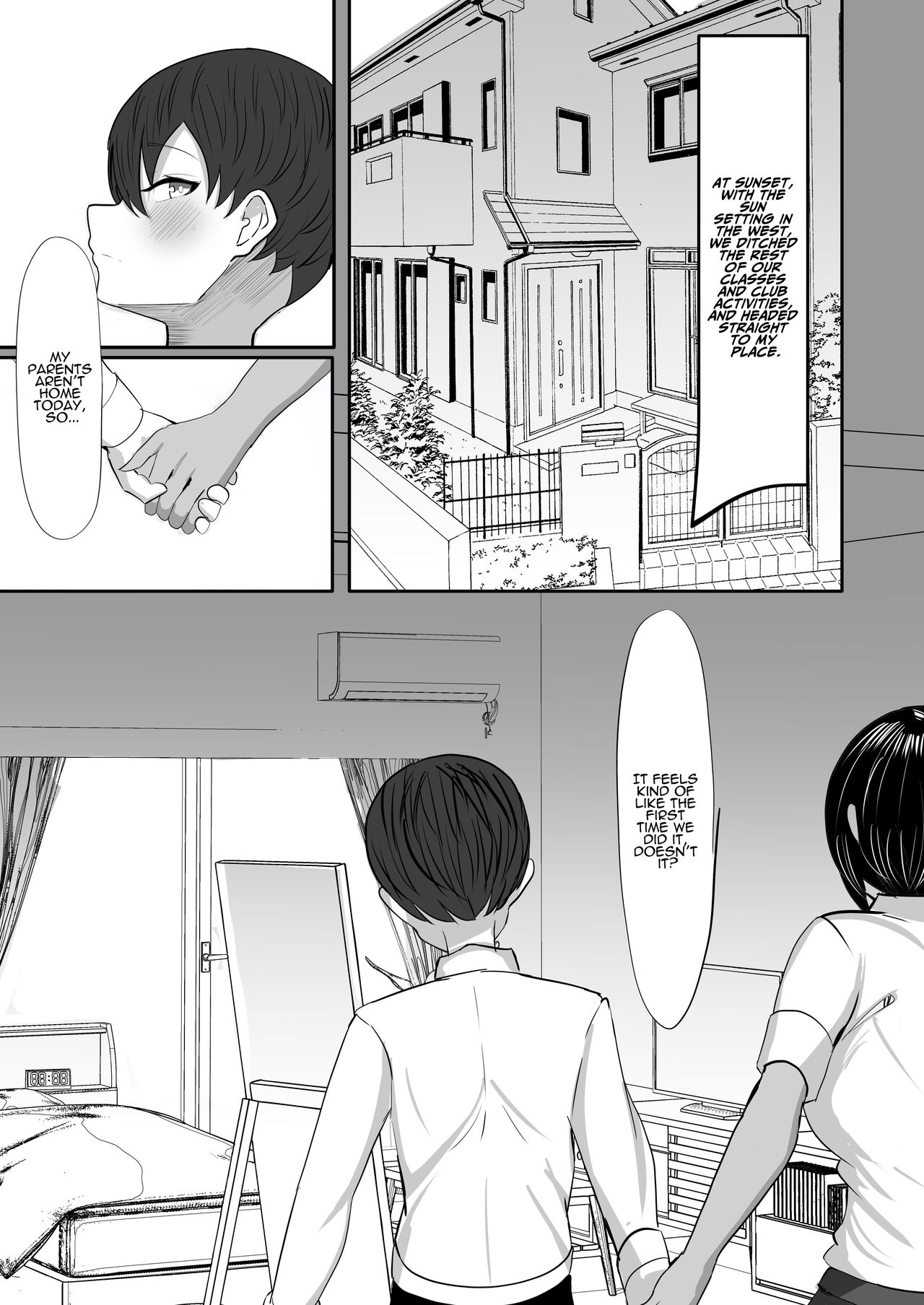 [Huwahuwa Raidou]Suieibu Shushou no Boyish Osananajimi wa Boku no Chinpo ni Dohamari Chuu | My Boyish Longtime Friend Who Is The Swimming Club Captain Is Addicted To My Dick[English] [ADTL] [Digital] Page 43