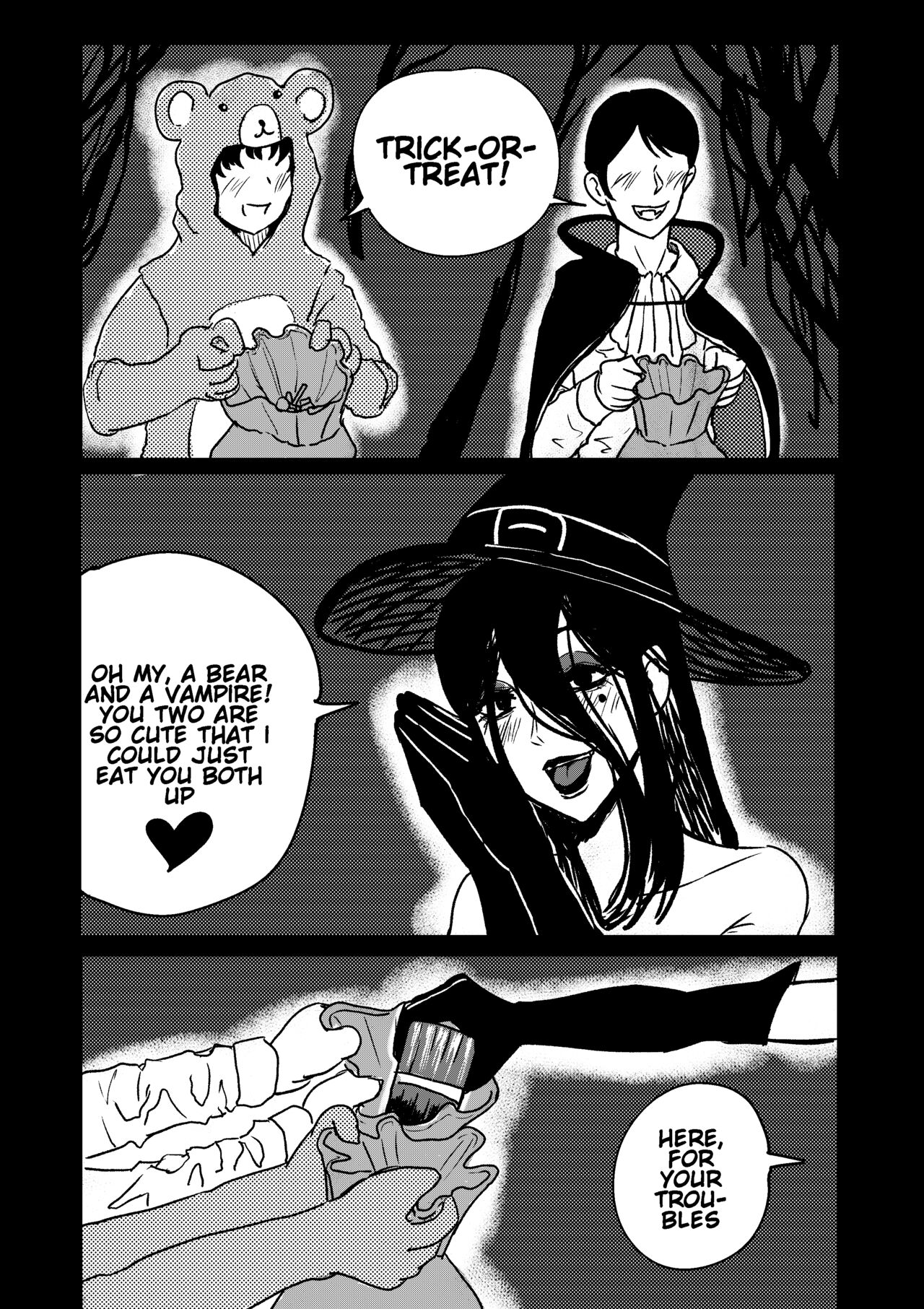[shoulder enjoyer]Man-eating Witch Halloween Edition Page 3