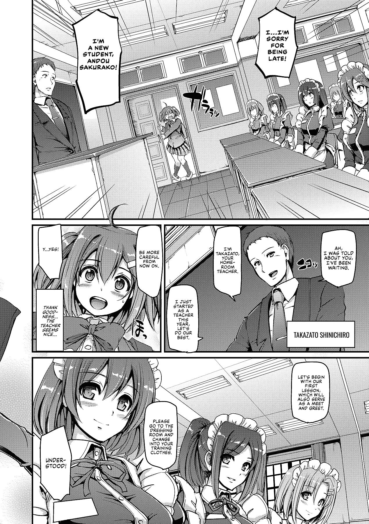 [Alexi Laiho]Maid Gakuen e Youkoso!! - Welcome to Maid Academy Ch. 1-2[English] [Decensored] [Digital] Page 10