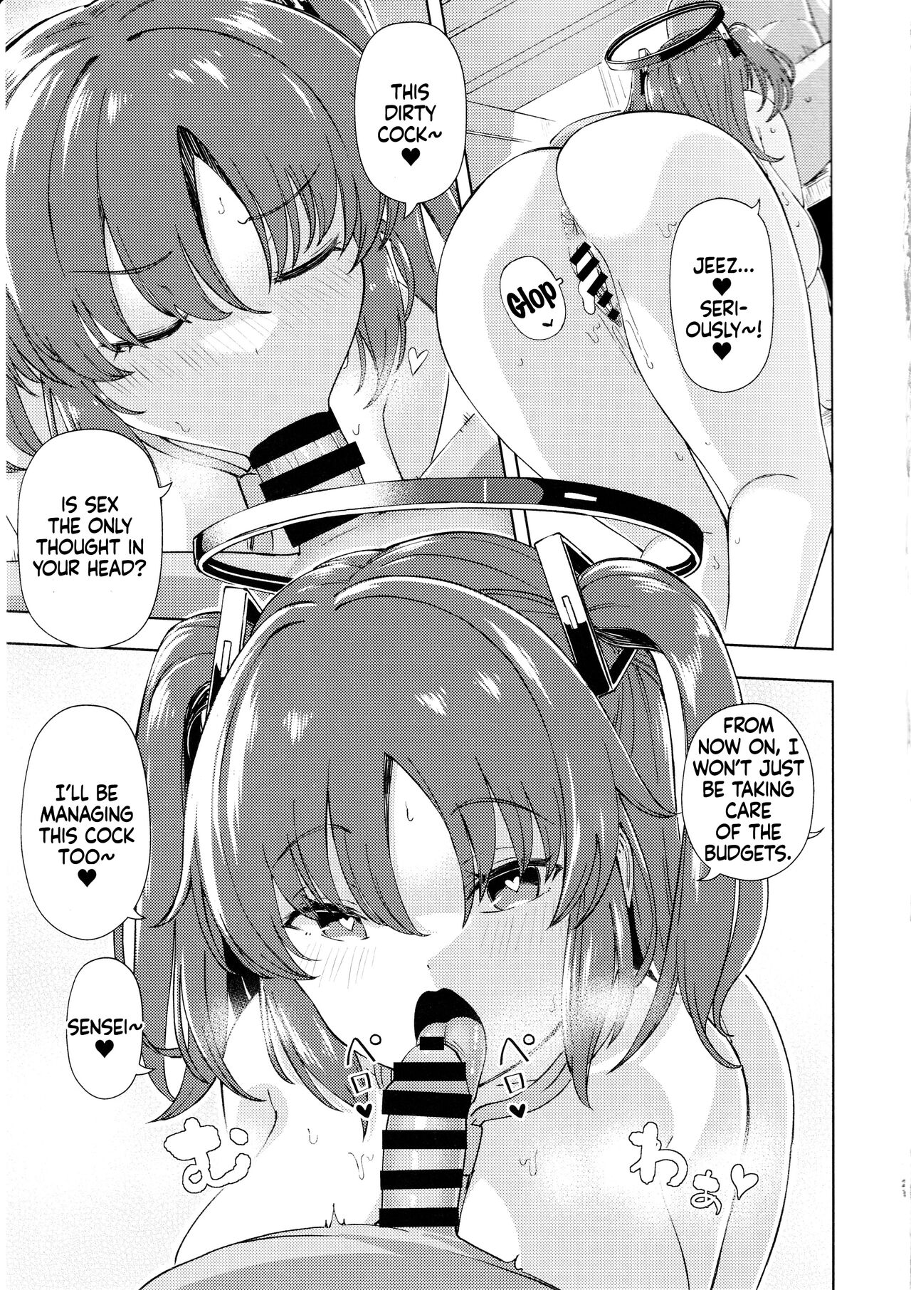 (C104) [Himepuchitei (Hamaburicchi)]Sensei no Doutei Chinpo to Aishou Yosugite Sex ni Dohamari suru Hayase Yuuka(Blue Archive) [English] Page 20