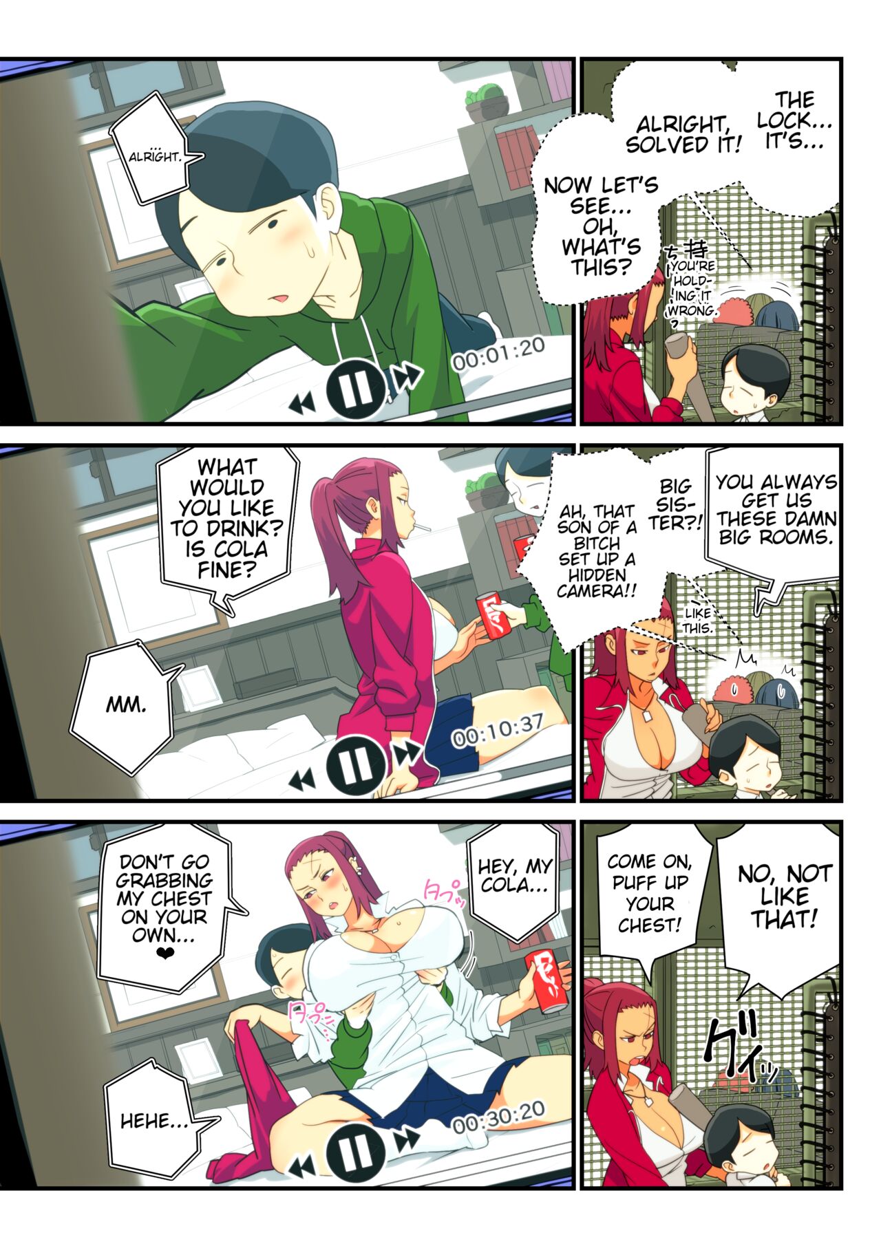 [Kakuzatou]Furyou Kanojo to Tousatsu Kareshi | Delinquent Girlfriend and Voyeur Boyfriend[English] [greengrasstree] Page 2