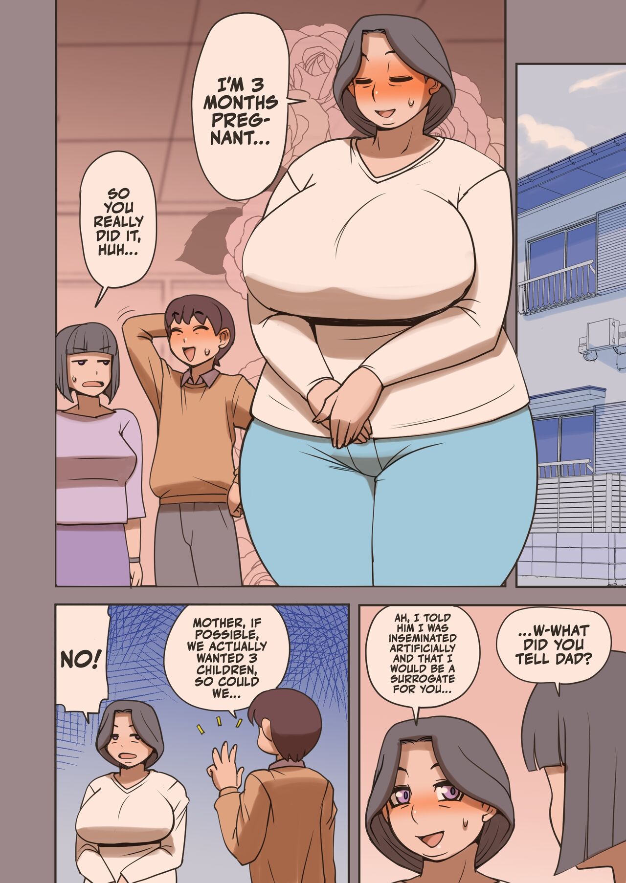 [Penguindou]My Voluptuous Mother-in-law Has Some Huge Tits! Let's Get Her Pregnant![English] [A Cool Person] Page 14