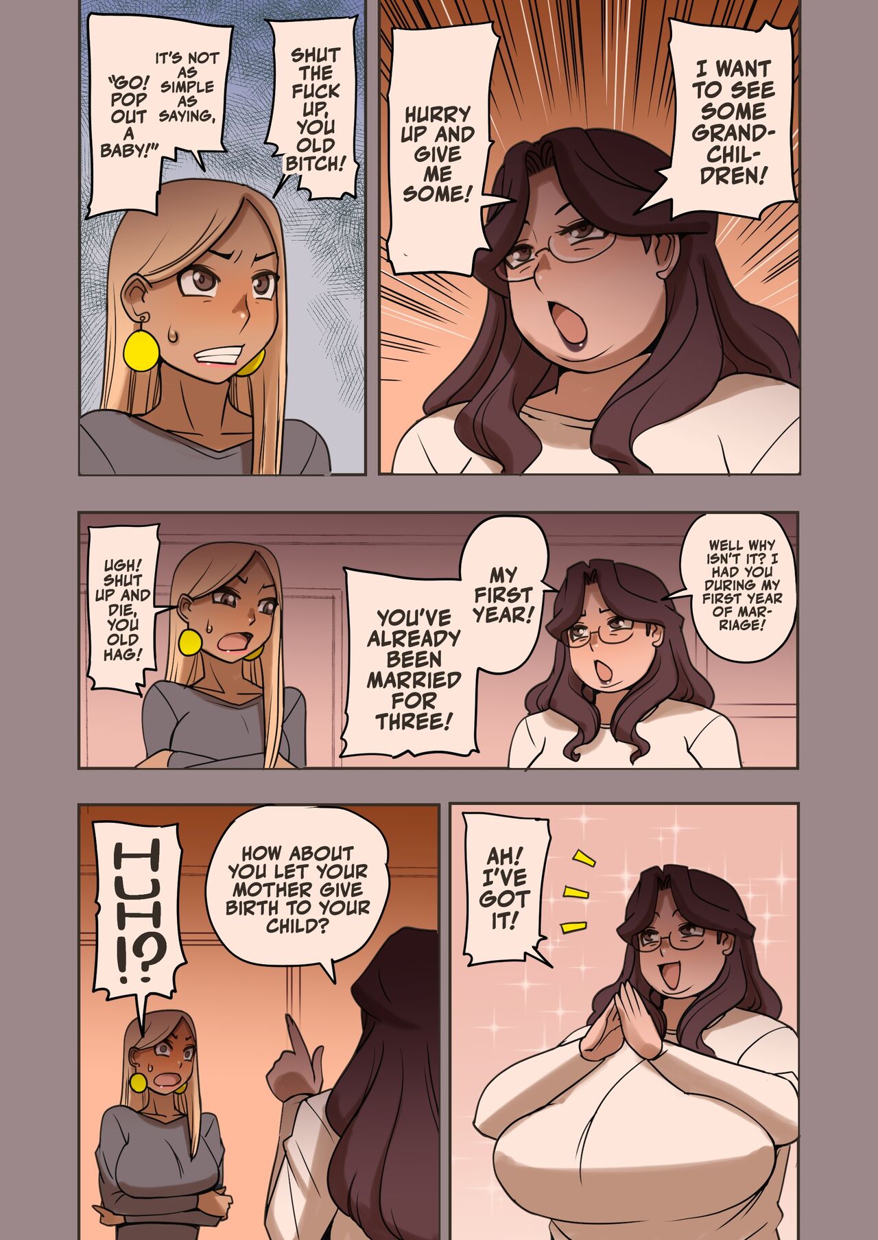 [Penguindou]My Voluptuous Mother-in-law Has Some Huge Tits! Let's Get Her Pregnant![English] [A Cool Person] Page 21