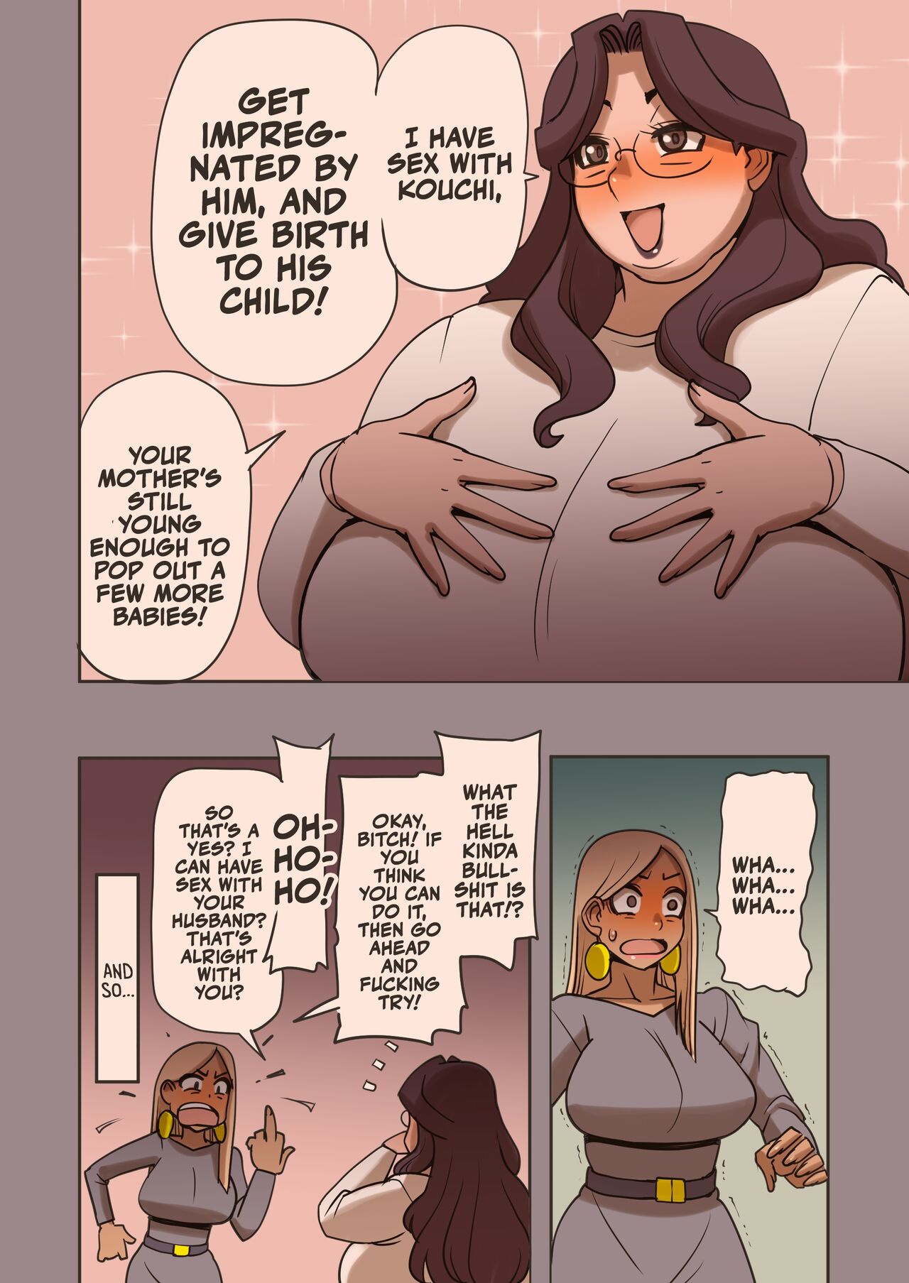 [Penguindou]My Voluptuous Mother-in-law Has Some Huge Tits! Let's Get Her Pregnant![English] [A Cool Person] Page 22