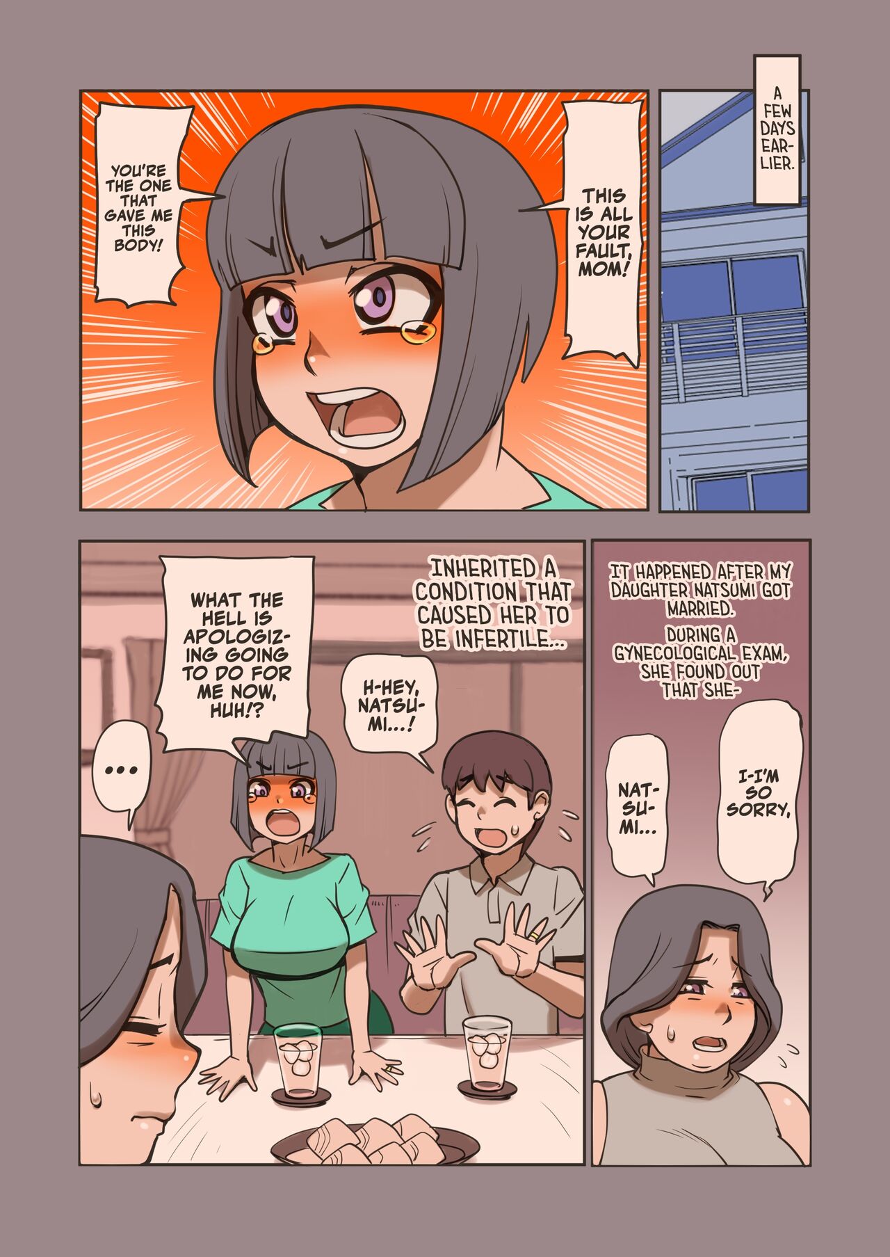 [Penguindou]My Voluptuous Mother-in-law Has Some Huge Tits! Let's Get Her Pregnant![English] [A Cool Person] Page 5