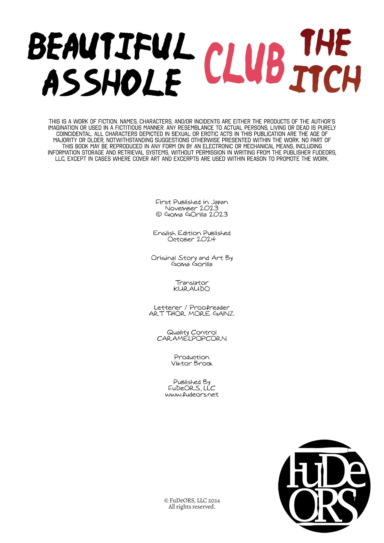 [Kurogoma Seizou Koujou (Goma Gorilla)]Shiriana Benjo Kayu | Beautiful Asshole Club the Itch[English] [FuDeORS] [Decensored] Page 53