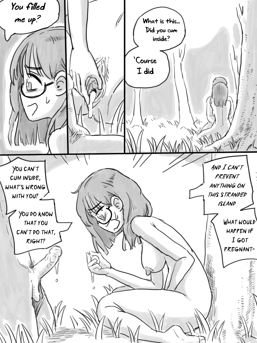 [nisino]Deserted Island[English] [Uncle Bane] (Ongoing) (B&W Version) Page 37
