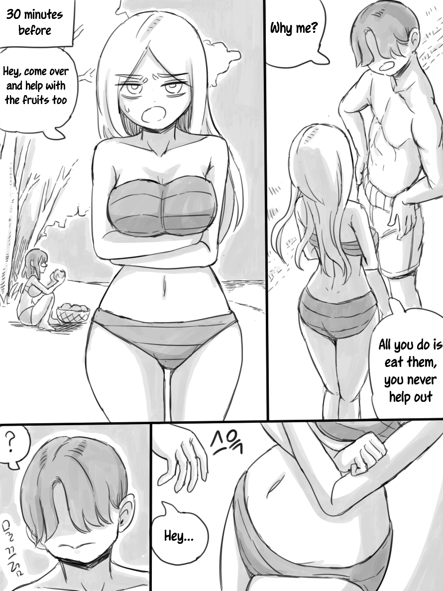 [nisino]Deserted Island[English] [Uncle Bane] (Ongoing) (B&W Version) Page 49