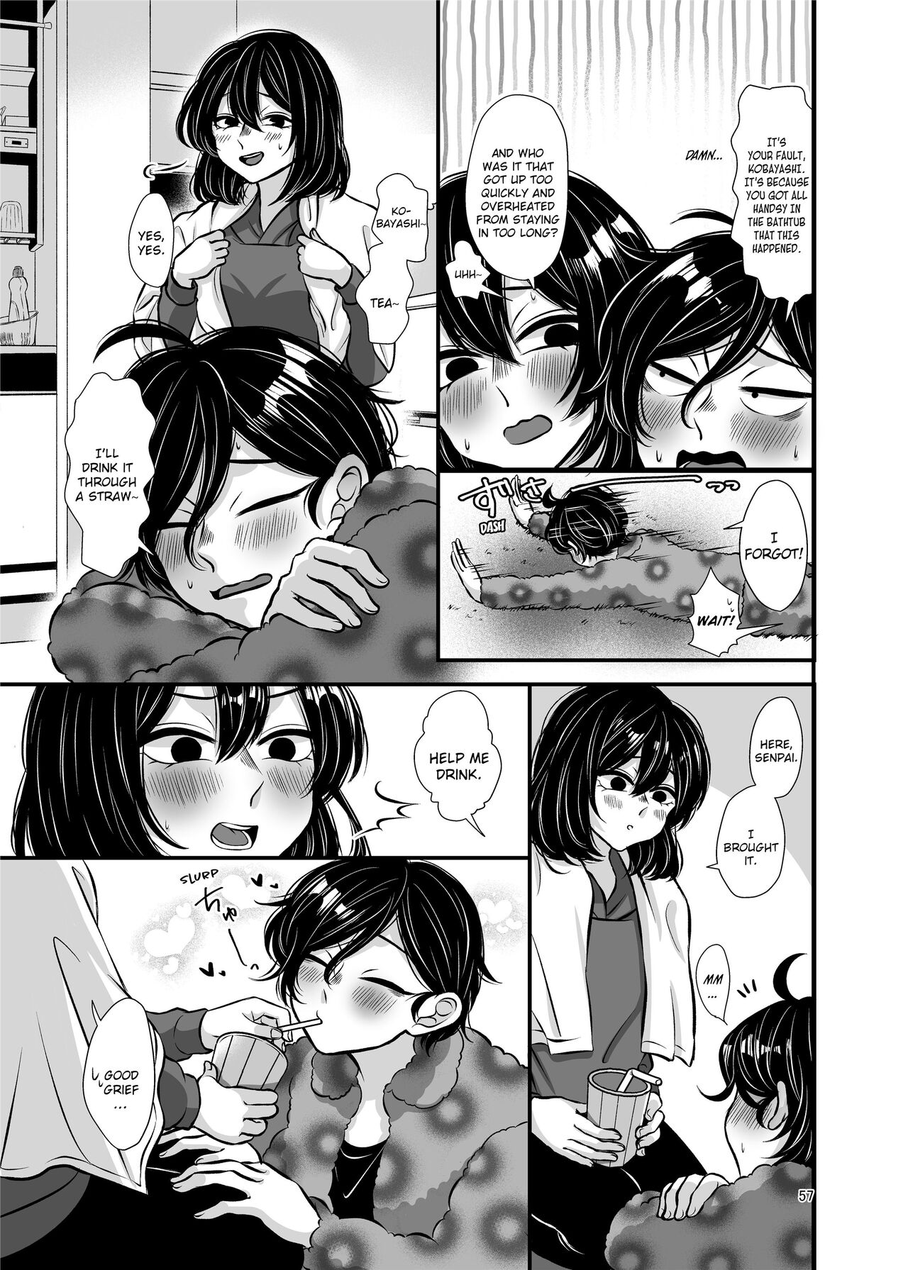 [Tanaka Kanata]Senpai and Kohai[English] [Decensored] Page 57