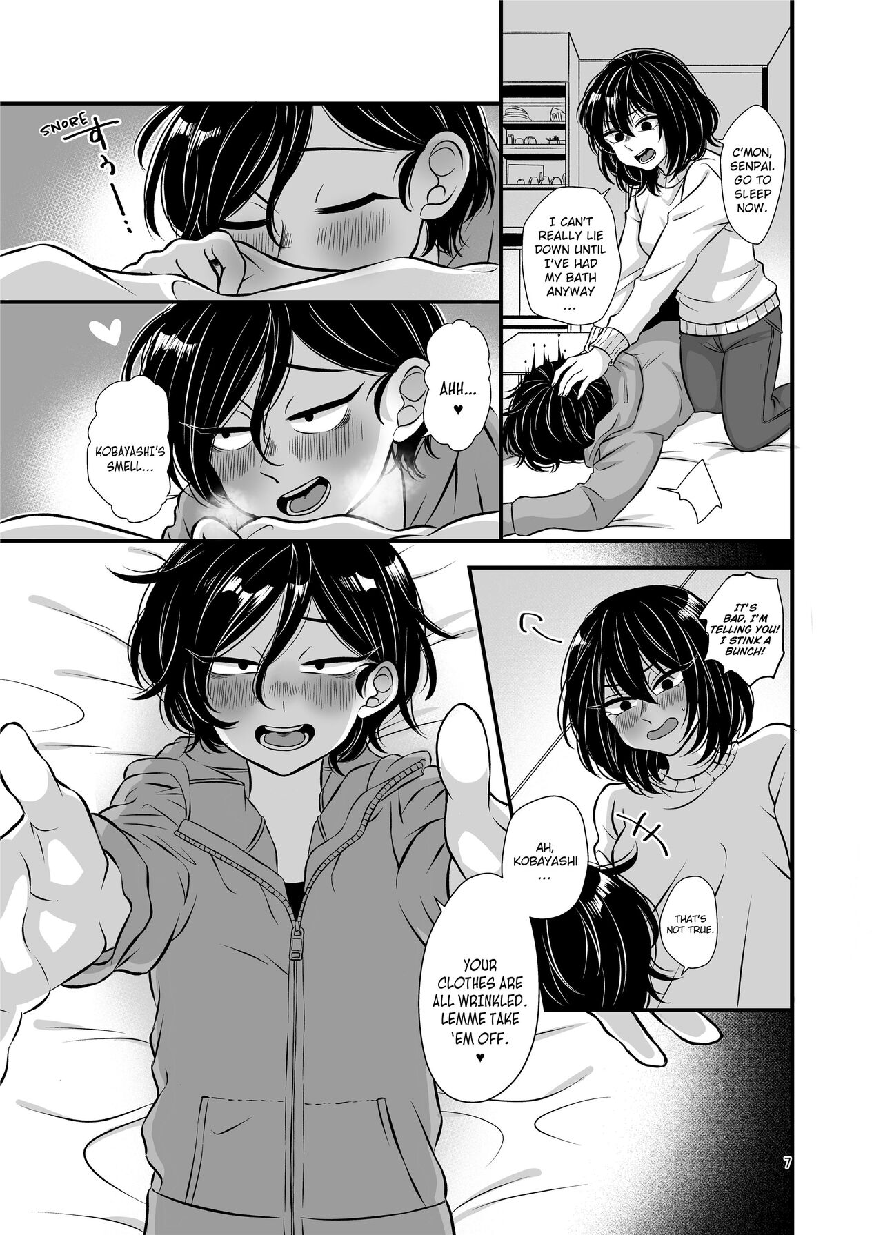 [Tanaka Kanata]Senpai and Kohai[English] [Decensored] Page 7