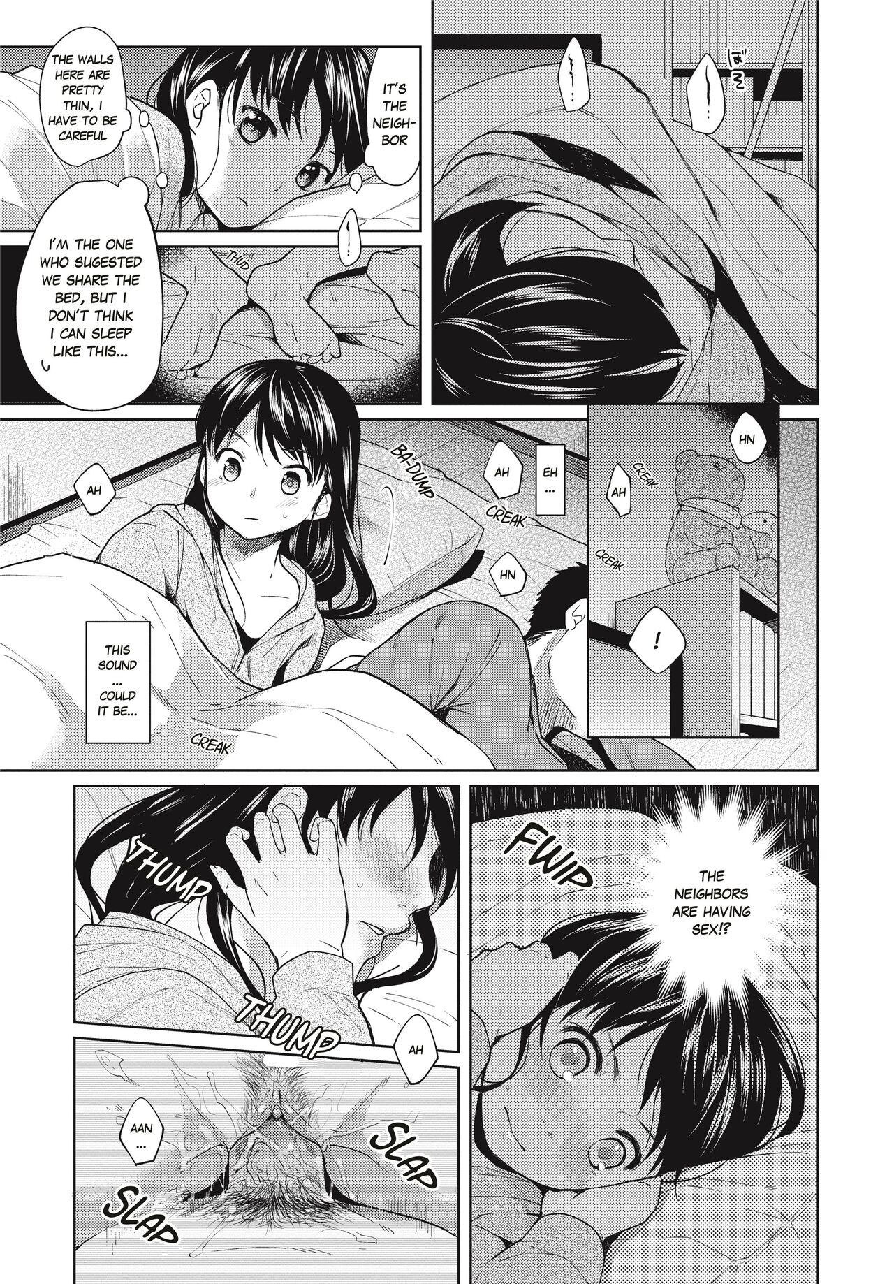 [Fumitsuki Sou]1 Room Apartment + Highschool Girl Suddenly Living Together? Close Contact!? First Sex!!? Ch.1-2[English] [Project-H] [Decensored] [Ongoing] Page 8