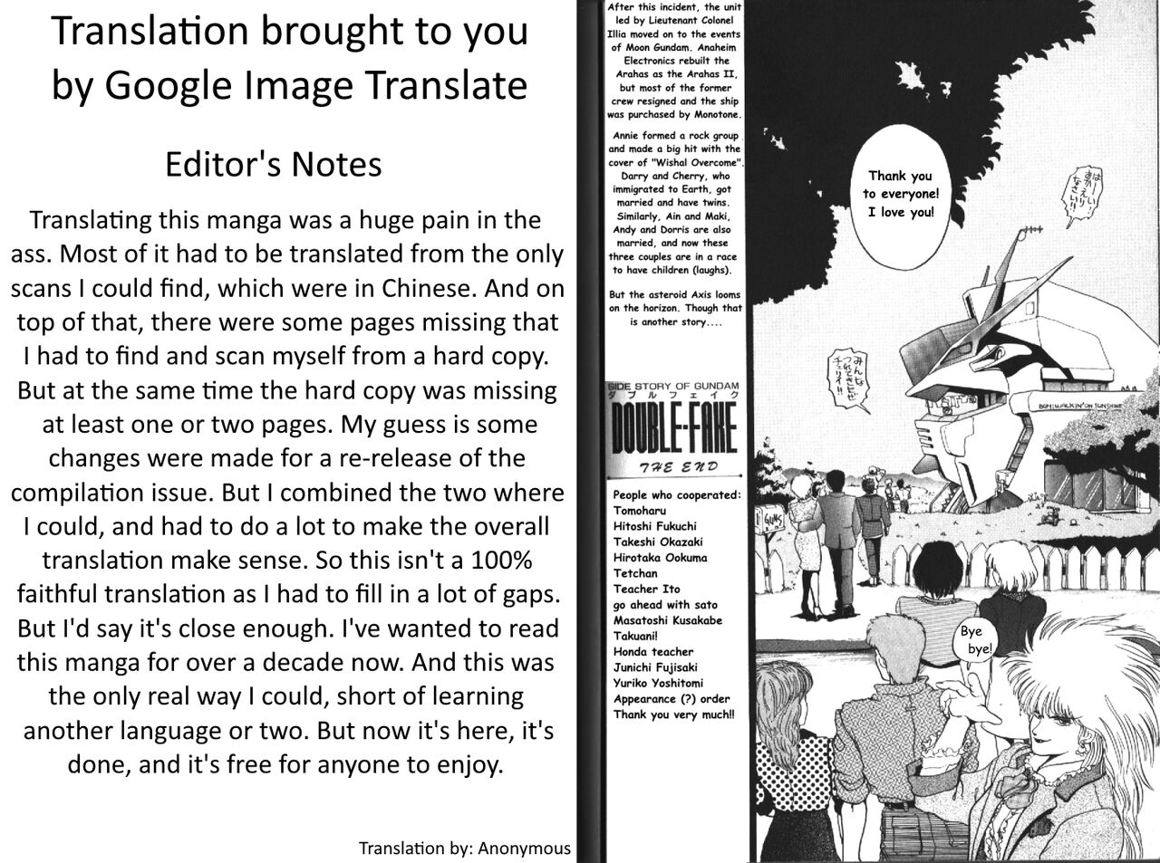 Under The Gundam Double Fake(English Translated) Page 83