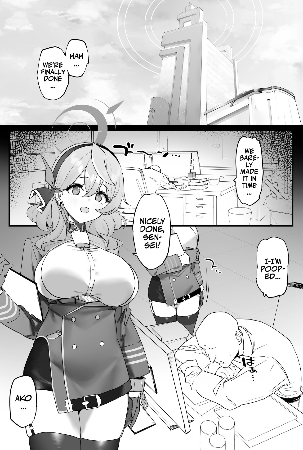 [remora field (remora)]Ako-chan to Ichaicha Suru Hon + C101 Omake Book + Operator Ishou de Ichaicha | Lovey-Dovey Sex With Ako + Extras(Blue Archive) [English] [Team Rabu2] [Digital] Page 2