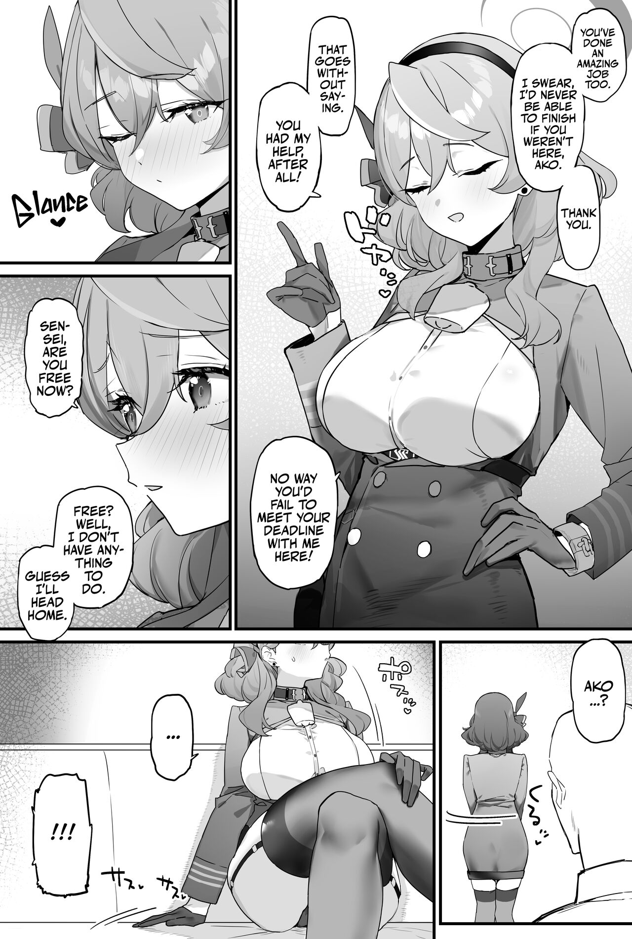 [remora field (remora)]Ako-chan to Ichaicha Suru Hon + C101 Omake Book + Operator Ishou de Ichaicha | Lovey-Dovey Sex With Ako + Extras(Blue Archive) [English] [Team Rabu2] [Digital] Page 3