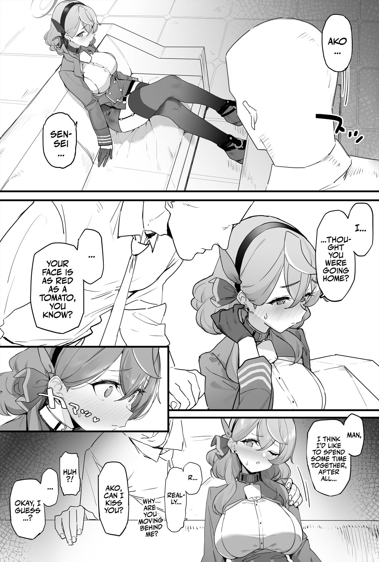 [remora field (remora)]Ako-chan to Ichaicha Suru Hon + C101 Omake Book + Operator Ishou de Ichaicha | Lovey-Dovey Sex With Ako + Extras(Blue Archive) [English] [Team Rabu2] [Digital] Page 4