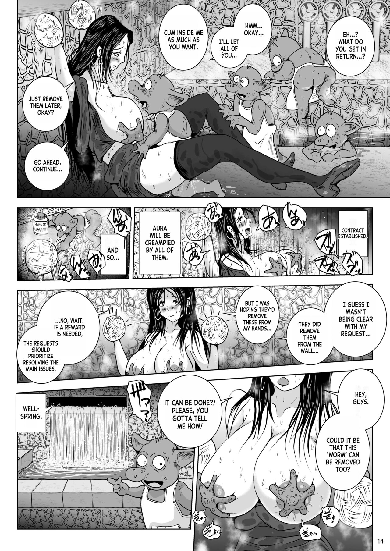 [Erotic Fantasy Larvaturs (Takaishi Fuu)]Chikubi Mushi Chirouju to Inochi no Shizuku - The Dungeon of Wise | Nipple Bug The Tree of Knowledge and the Drop of Life[English] [desudesu] [Digital] Page 14