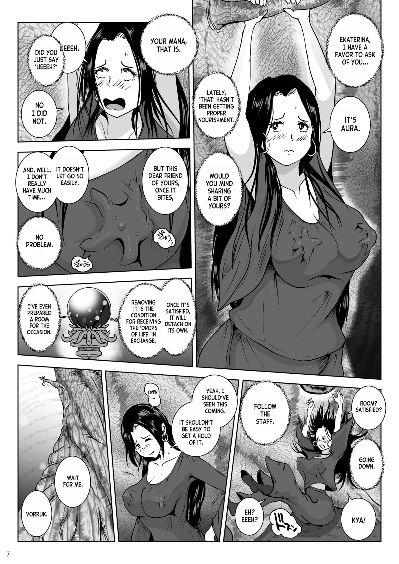 [Erotic Fantasy Larvaturs (Takaishi Fuu)]Chikubi Mushi Chirouju to Inochi no Shizuku - The Dungeon of Wise | Nipple Bug The Tree of Knowledge and the Drop of Life[English] [desudesu] [Digital] Page 7