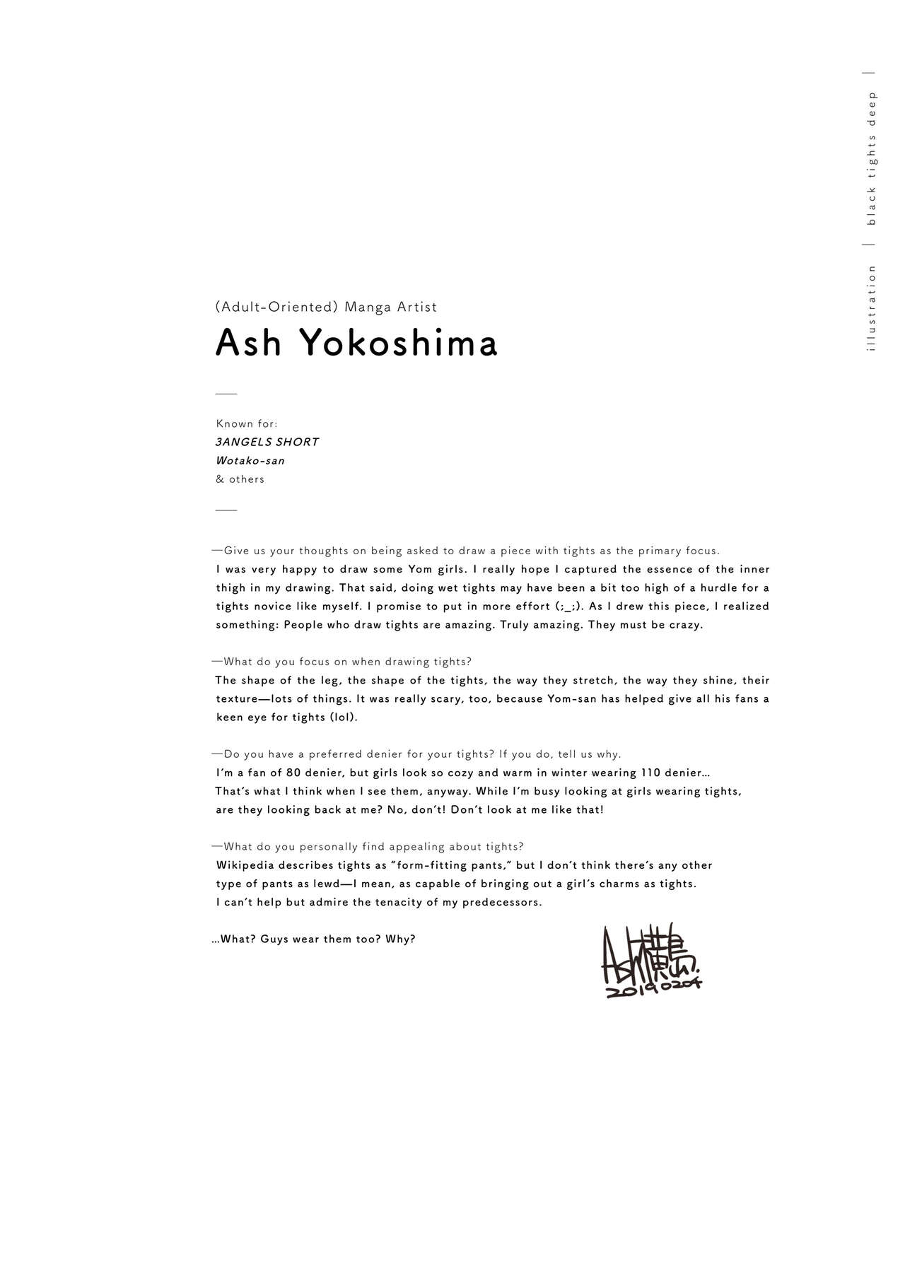[Read, Miscellaneous]Kuro Tights DEEP black tights art book_20241021 Page 45