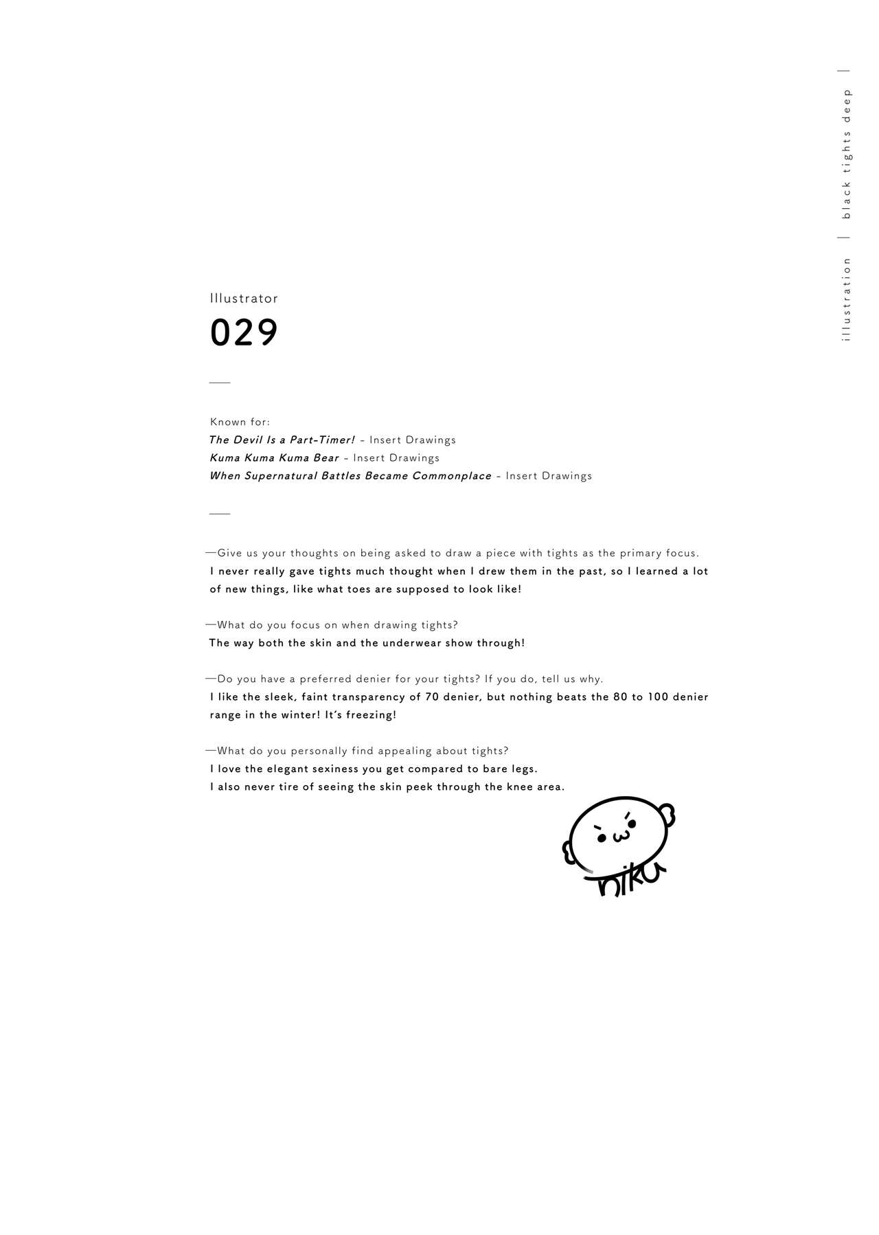 [Read, Miscellaneous]Kuro Tights DEEP black tights art book_20241021 Page 64