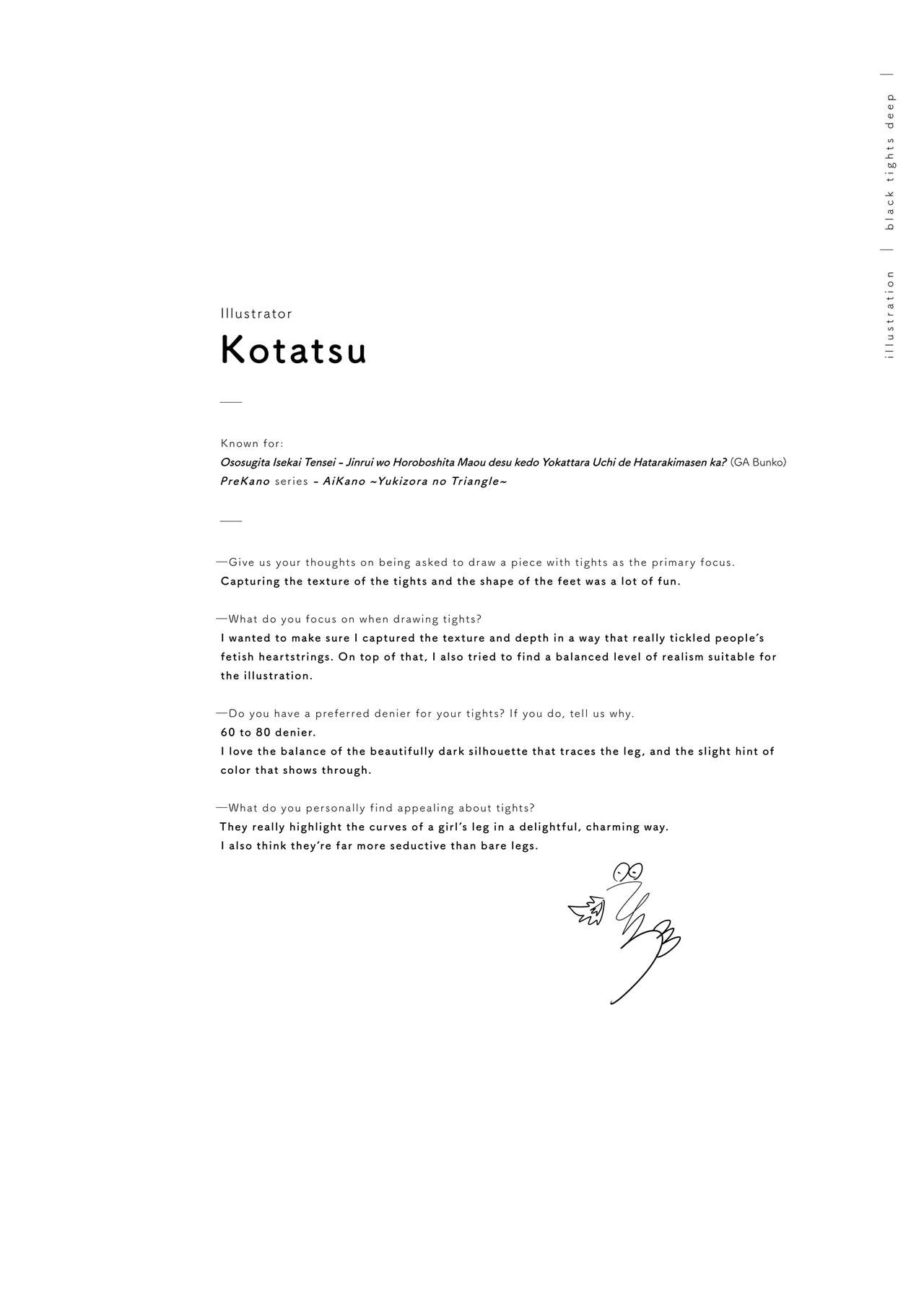 [Read, Miscellaneous]Kuro Tights DEEP black tights art book_20241021 Page 76