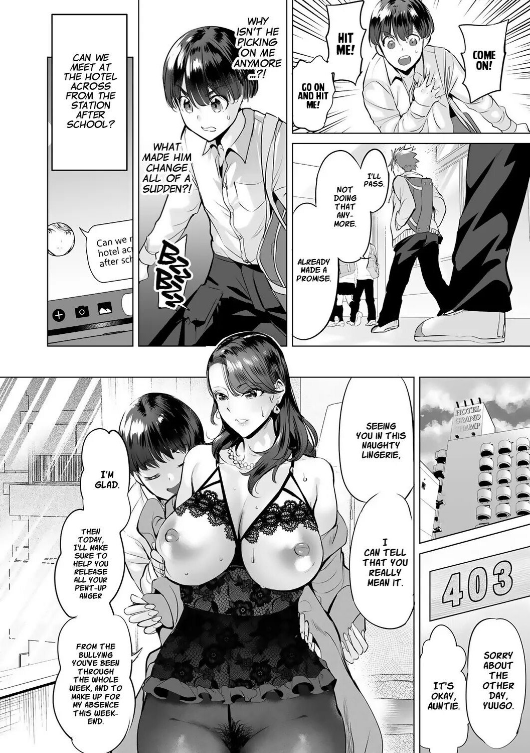 Ijime Bokumetsu Swapping[Obasan to toutou] Page 52