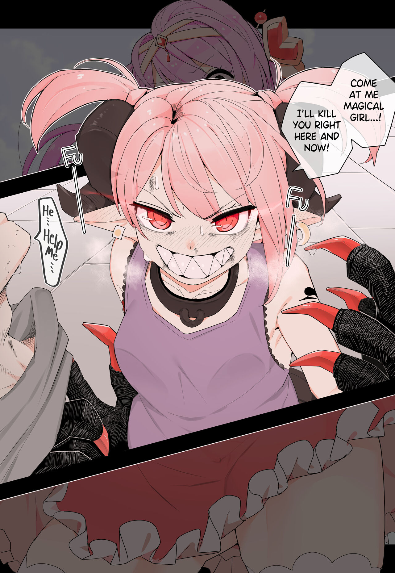 [Kassai]Nagutte Kaiketsu! Magical Knuckle Sanjou! | Solving Problems with Violence! Magical★Knuckle has Arrived![English] Page 2