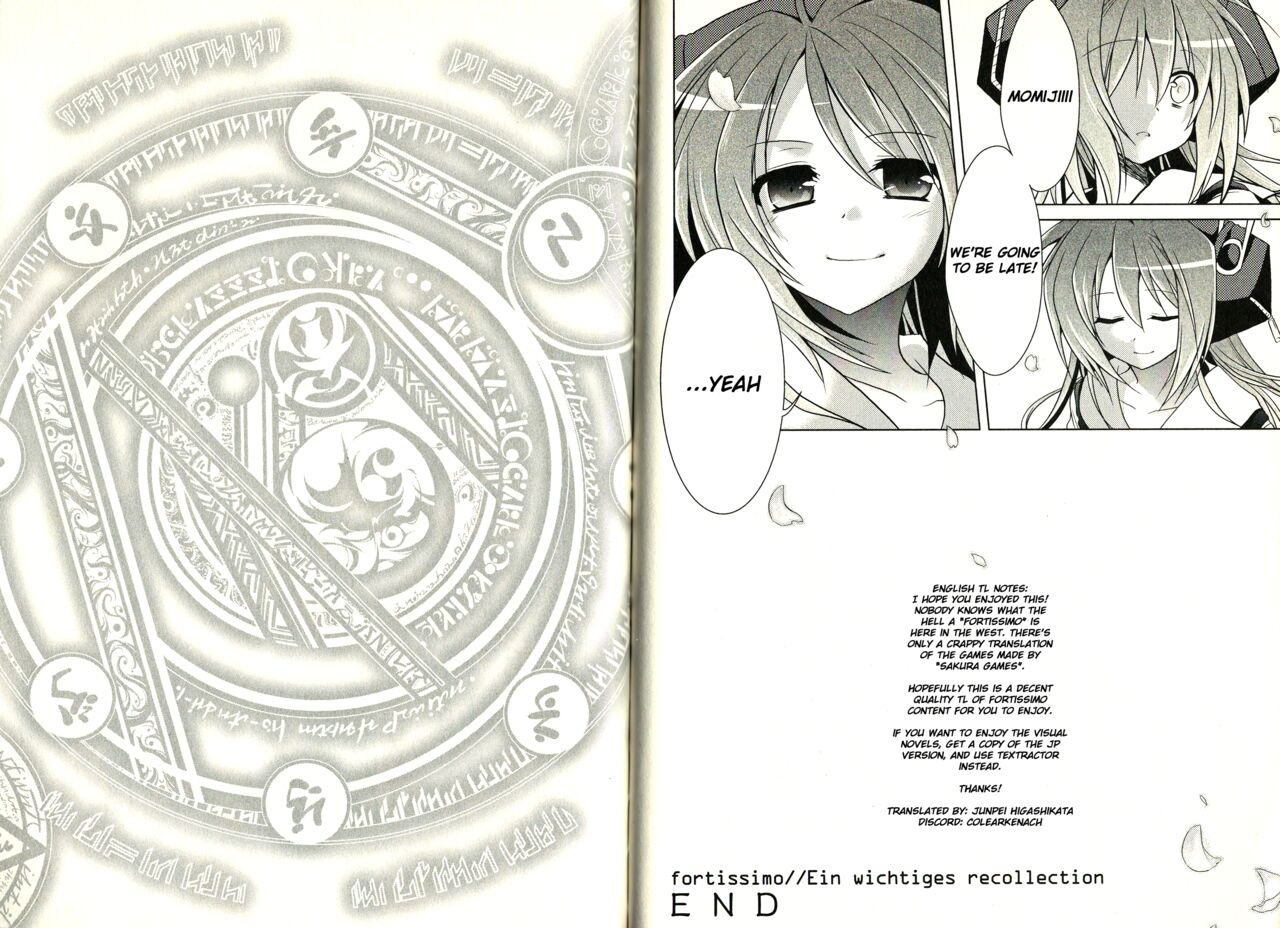 fortissimo//Ein wichtiges recollection(English) Page 68