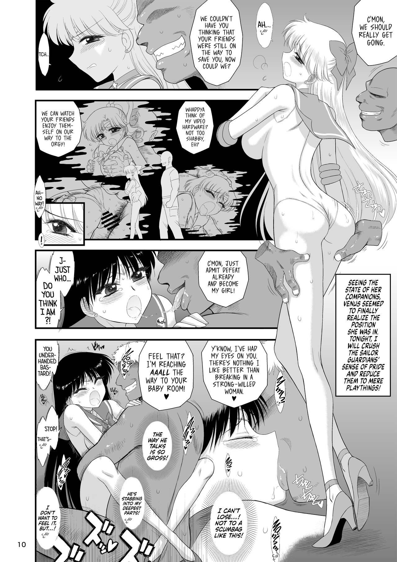 [Black Dog (Kuroinu Juu)]Konya dake Mesu ni Narimasu - Just for Tonight, I’ll Be Your Bitch(Bishoujo Senshi Sailor Moon) [English] [head empty] [Digital] Page 10