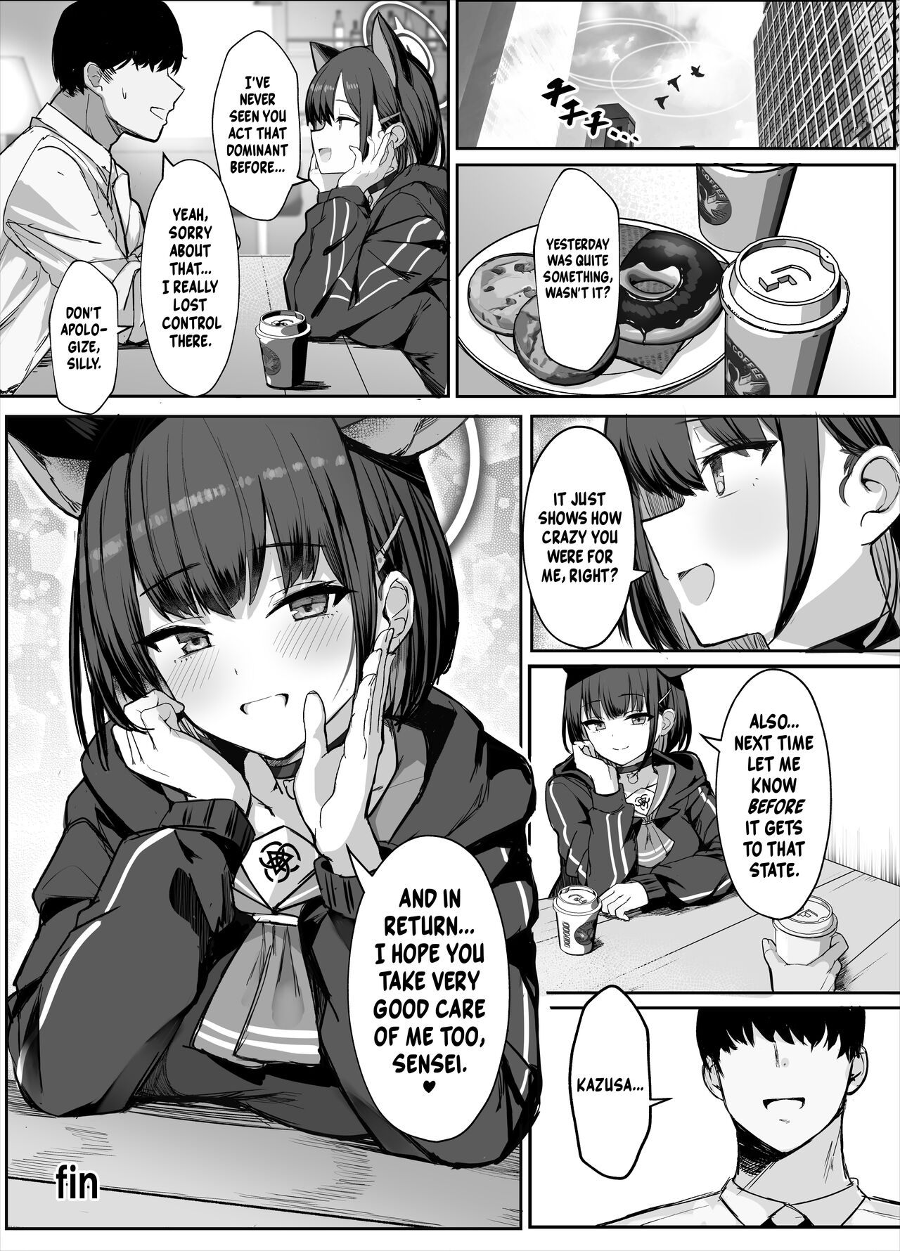 [Vivido (Kumasaku Tamizou)]Kazusa to Houkago Mizugi Ecchi | Fucking Kazusa in a Swimsuit After School(Blue Archive) [English] [Shiromaru] [Digital] Page 24