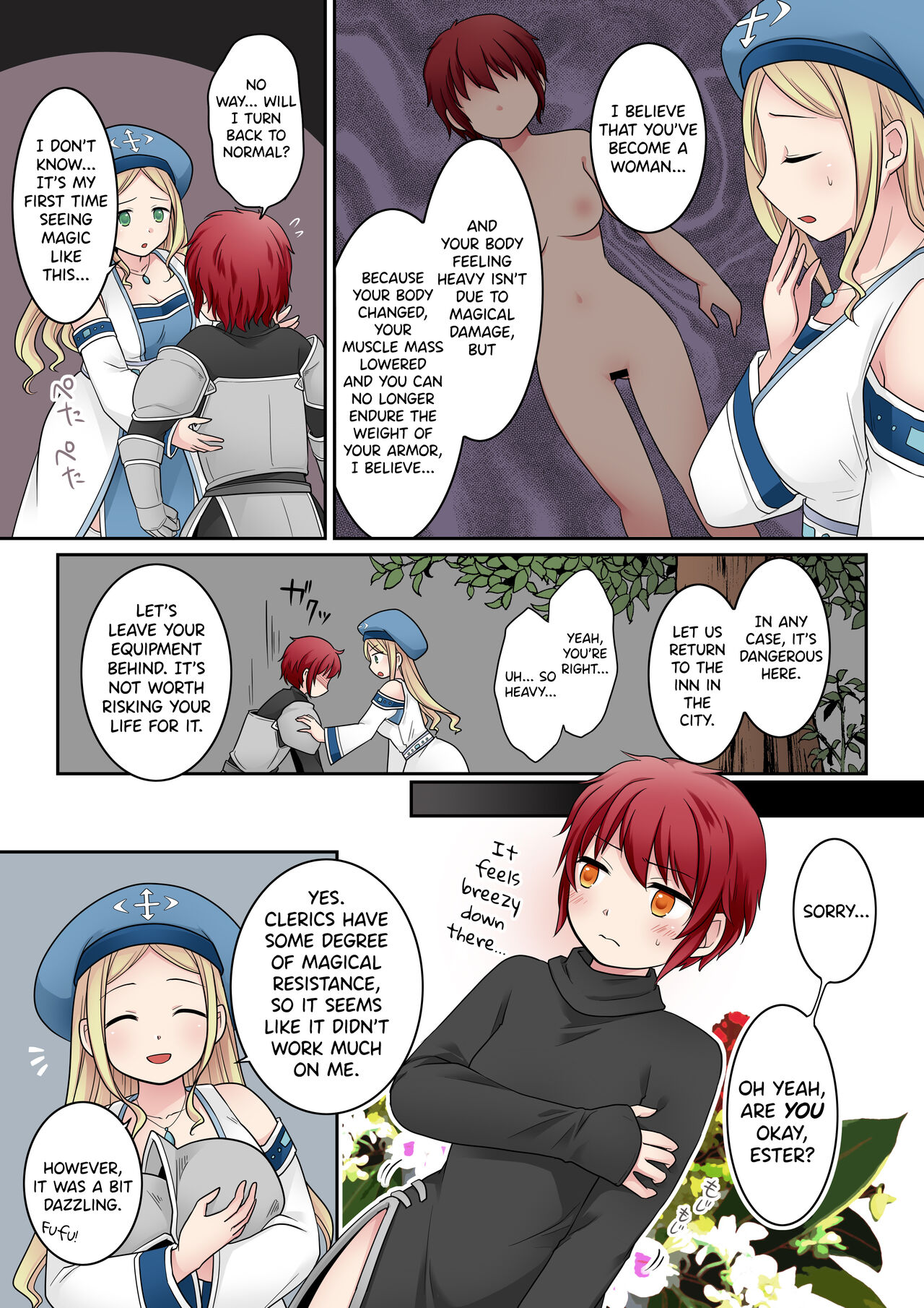 [Nano Trans (Nano, Kuratsuka Riko)]Tenkan no Noroi | Sex Change Curse[English] [biribiri] Page 5