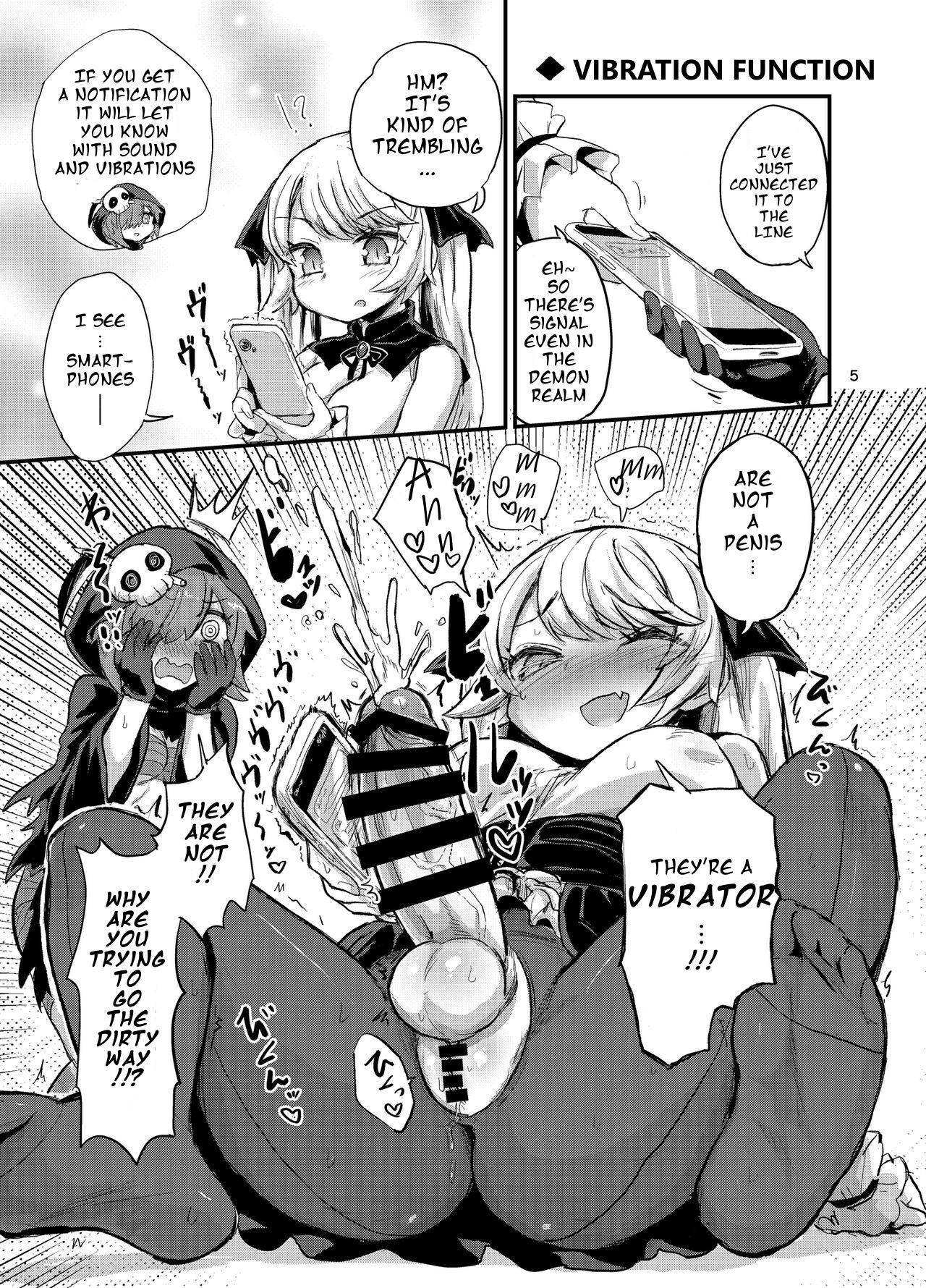 [Konnyaku Nabe (Magifuro Konnyaku)]Futanari Vampire Ojou-sama[English] [Digital] Page 5