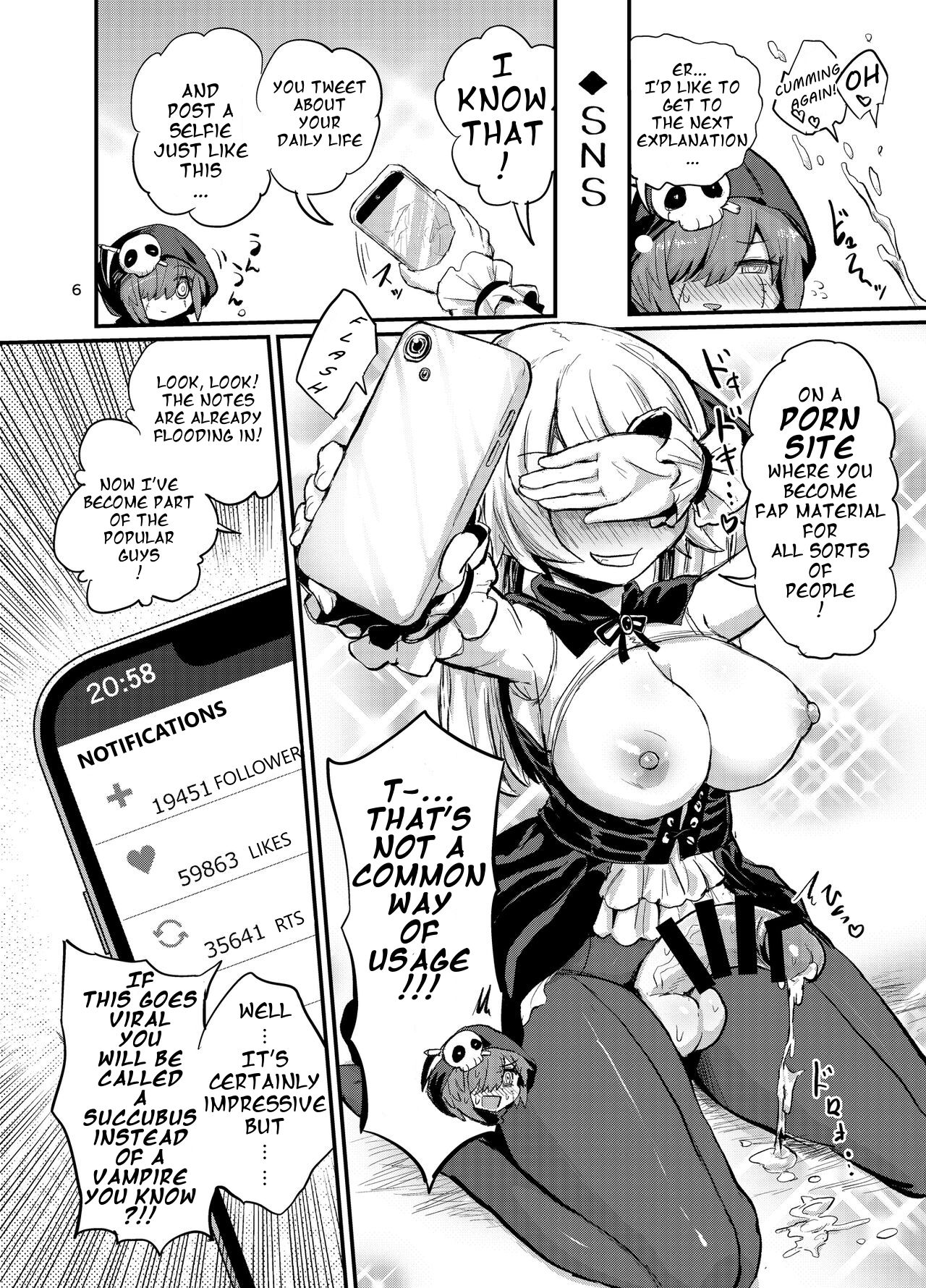 [Konnyaku Nabe (Magifuro Konnyaku)]Futanari Vampire Ojou-sama[English] [Digital] Page 6