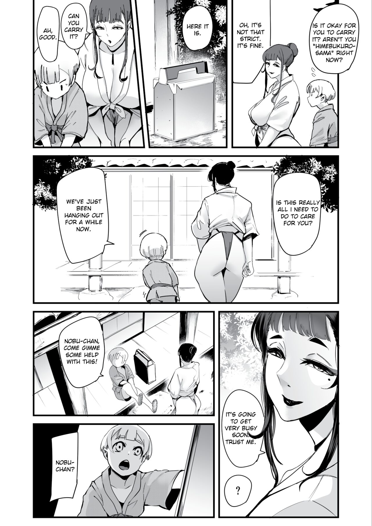 [SOUND MILK (Otochichi)]Himebukuro-Sama | At the Village's Mysterious Festival, We Were Turned Into Ejaculation Dolls Just To Impregnate the Onee-sans(FULL ENGLISH + BONUS) Page 12