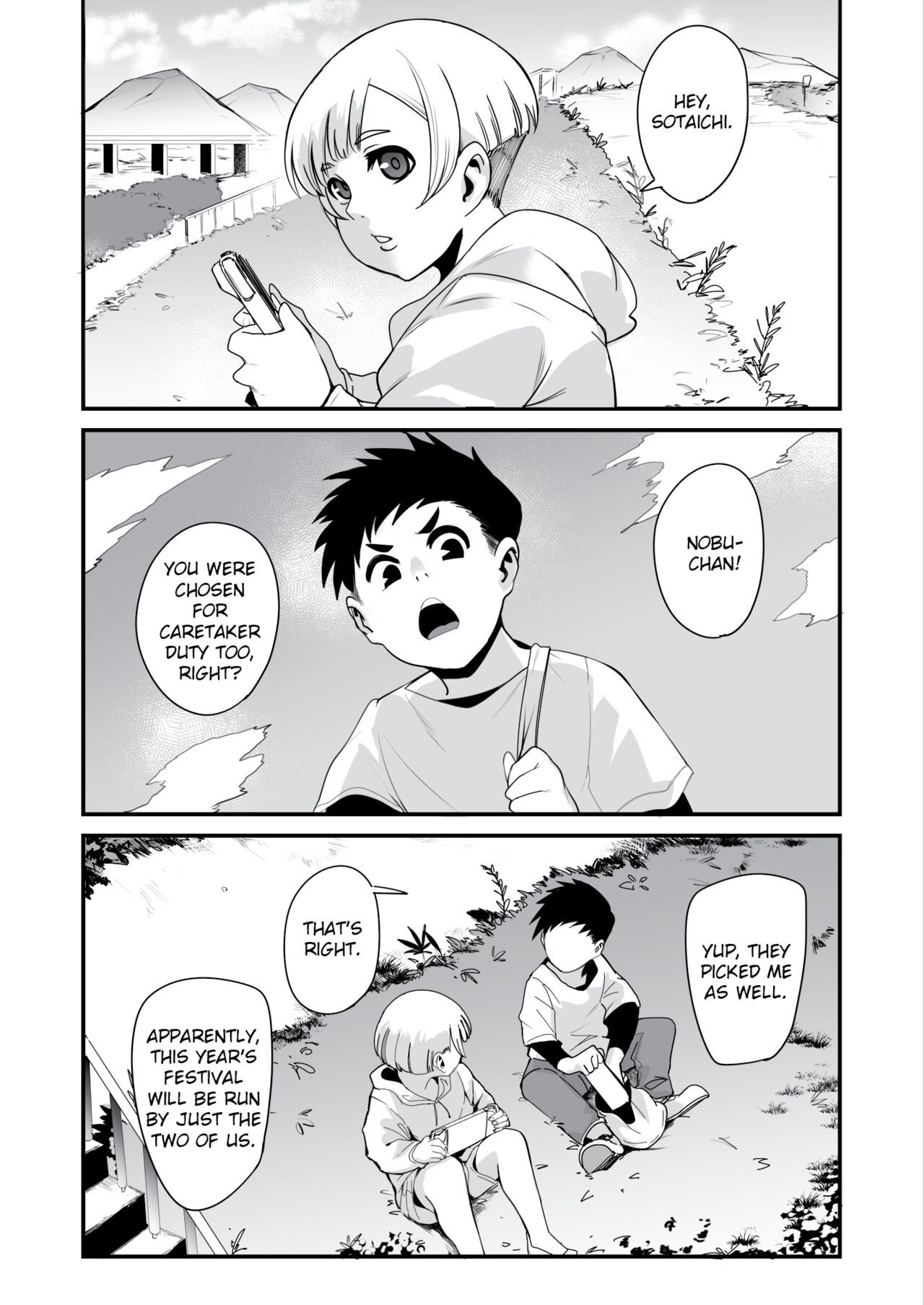 [SOUND MILK (Otochichi)]Himebukuro-Sama | At the Village's Mysterious Festival, We Were Turned Into Ejaculation Dolls Just To Impregnate the Onee-sans(FULL ENGLISH + BONUS) Page 3