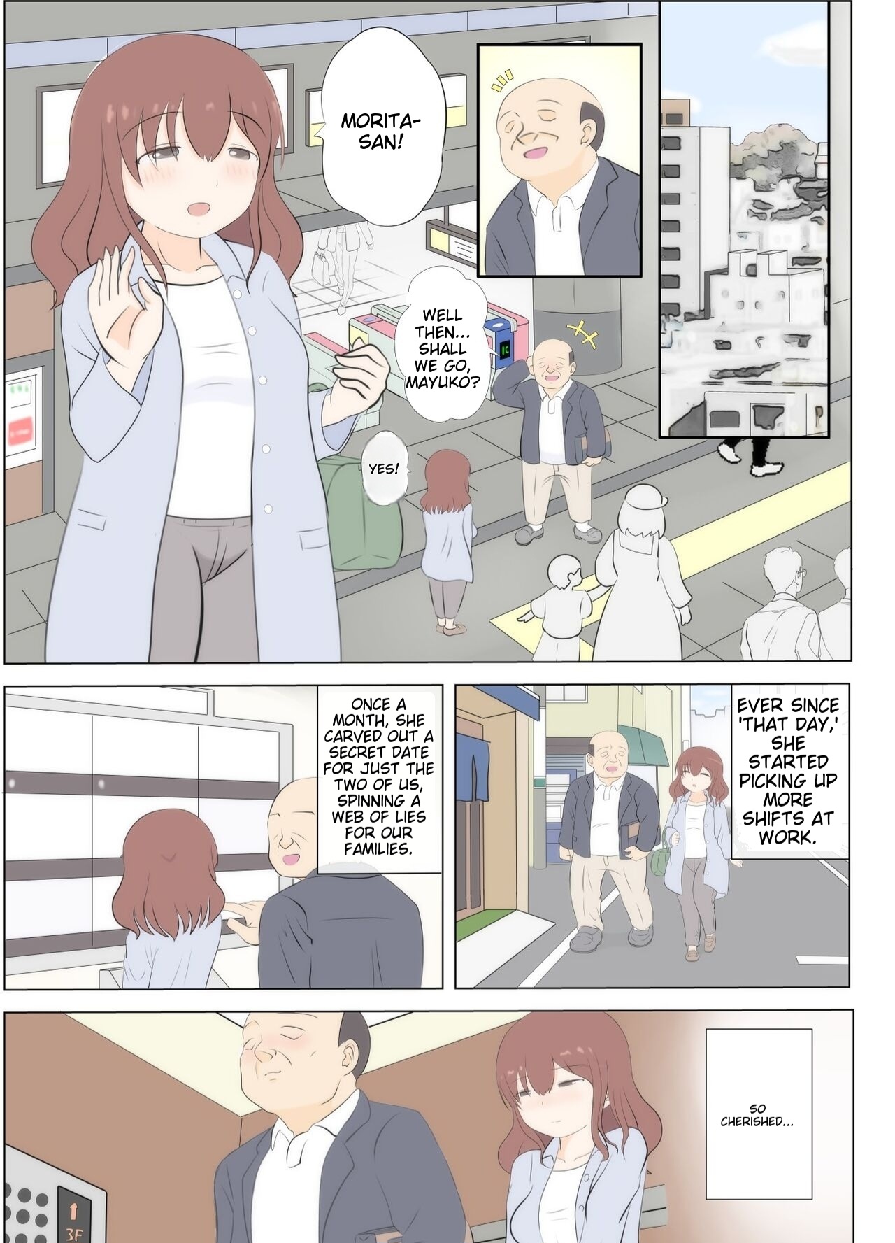 [South Otaya (Idogaya Hiroaki)]Haha no Hatsukoi wa Oji-san desu. 2 | Mom and Uncle's Affair, Chapter Two[English] Page 15