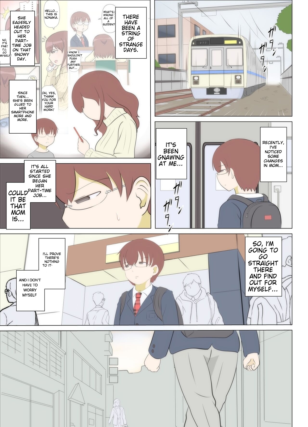 [South Otaya (Idogaya Hiroaki)]Haha no Hatsukoi wa Oji-san desu. 2 | Mom and Uncle's Affair, Chapter Two[English] Page 19