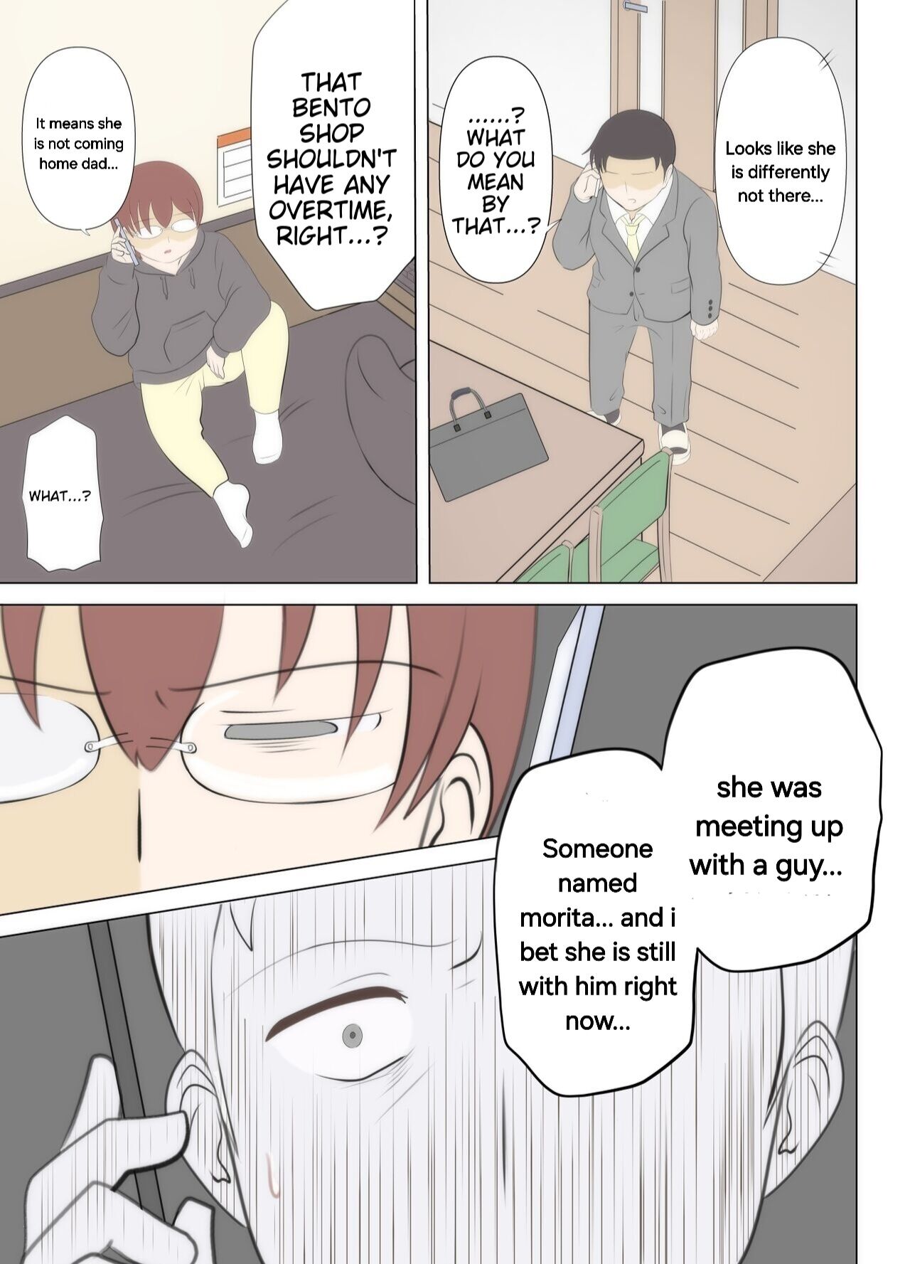[South Otaya (Idogaya Hiroaki)]Haha no Hatsukoi wa Oji-san desu. 2 | Mom and Uncle's Affair, Chapter Two[English] Page 40