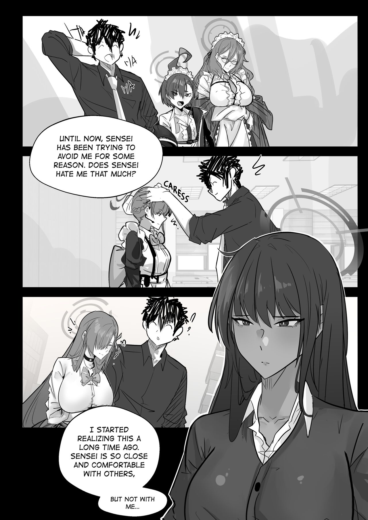 [atheru]Hitam Coklat Manis(Blue  Archive) [English] [uncencored] Page 6