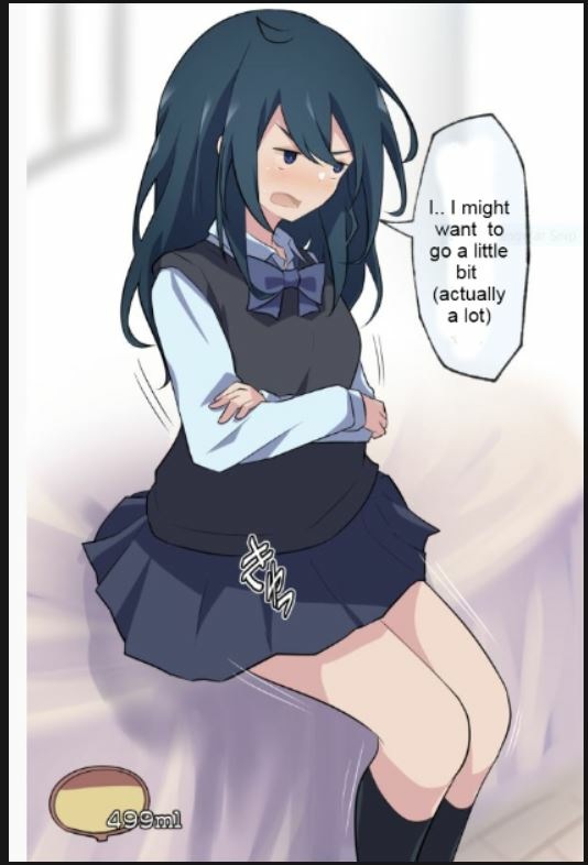 [Watakarashi]Oshikko o Gaman Shite Kureru Kanojo | Girlfriend who holds her pee[English] Page 9