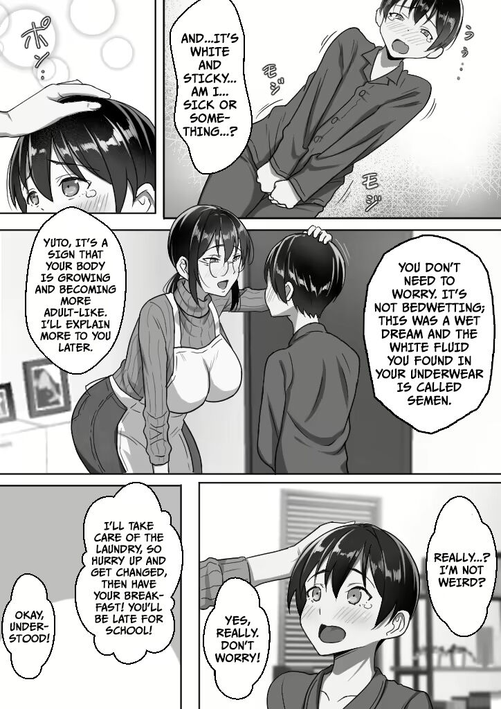 [Hot Mikan (Kishimen)]Binbou Gurashi na Boshi Katei no Oyako Koubi wa Kimochi Ii. | Mother & Son Bonding in a Poor Single-Parent Household Feels Good[English] [PPanGames] Page 5