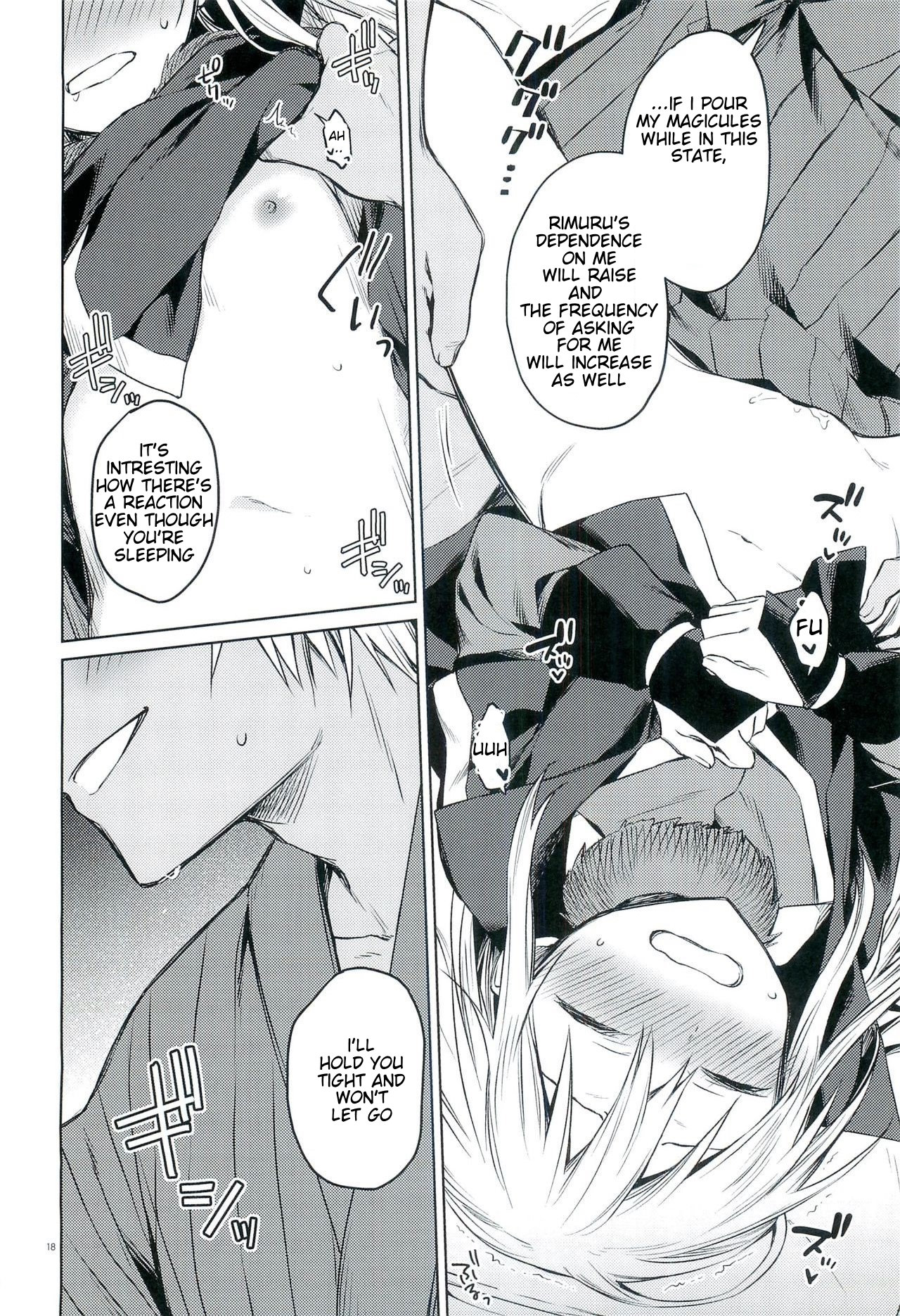 (to infinity) [Kuusou Kyuuka (Mikoto Kei)]Tokunou! Boufuu Maso | Especially Dense Tempest Magicules!(Tensei Shitara Slime datta Ken) [English] [Keksz] [Decensored] Page 17