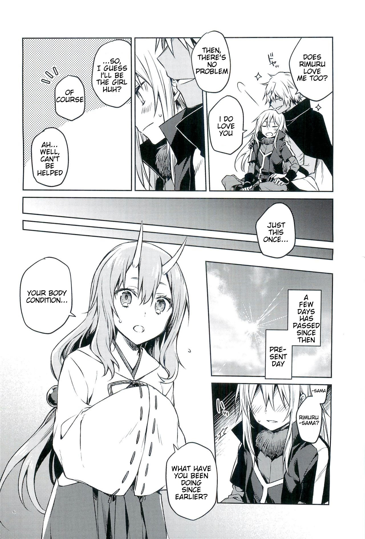 (to infinity) [Kuusou Kyuuka (Mikoto Kei)]Tokunou! Boufuu Maso | Especially Dense Tempest Magicules!(Tensei Shitara Slime datta Ken) [English] [Keksz] [Decensored] Page 5