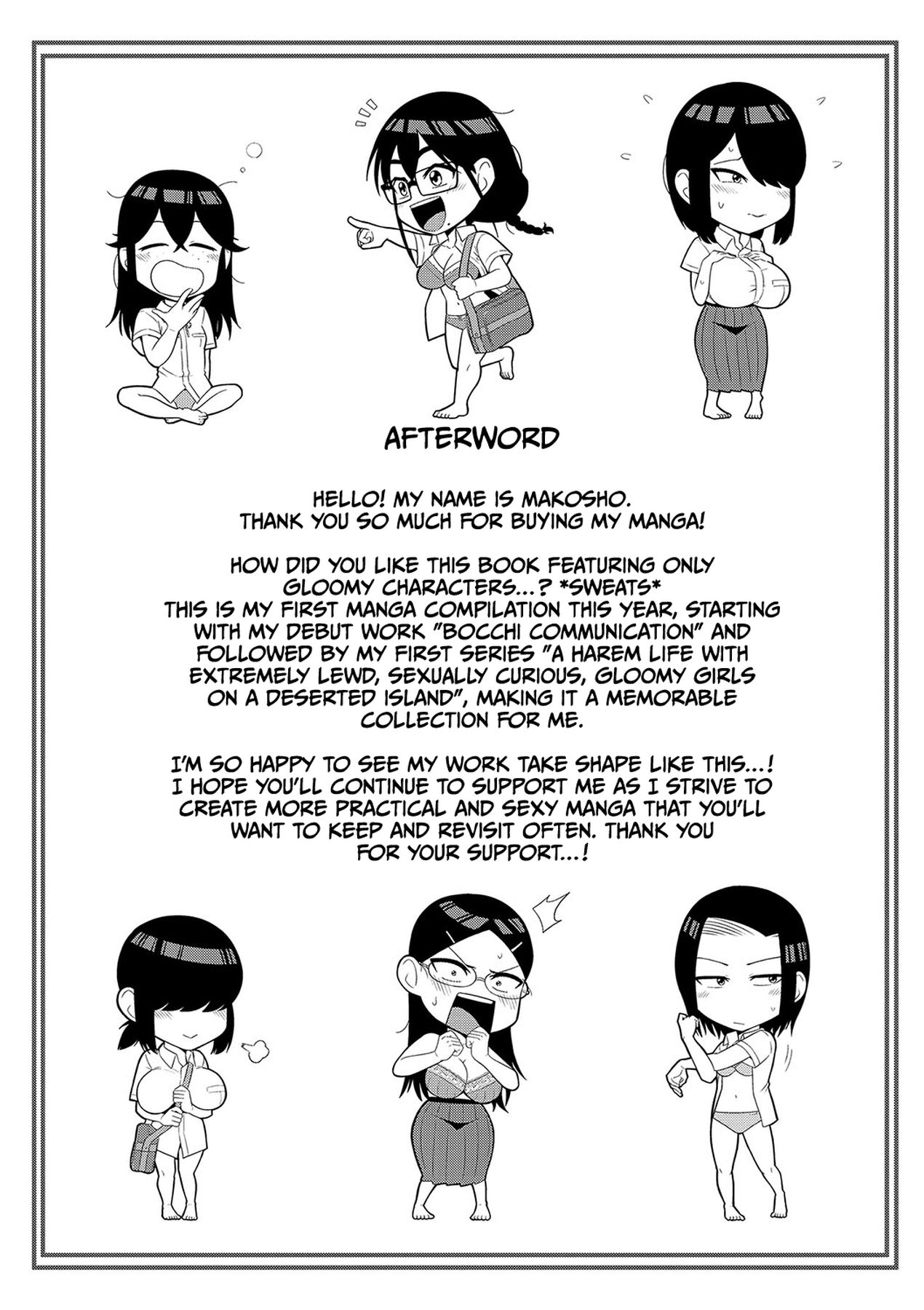 [Makosho]Mujintou de, SEX ni Kyoumi Shinshin na Dosukebe Inkya Joshi-tachi to Harem Life[English] [CulturedCommissions] [Decensored] [Digital] Page 202