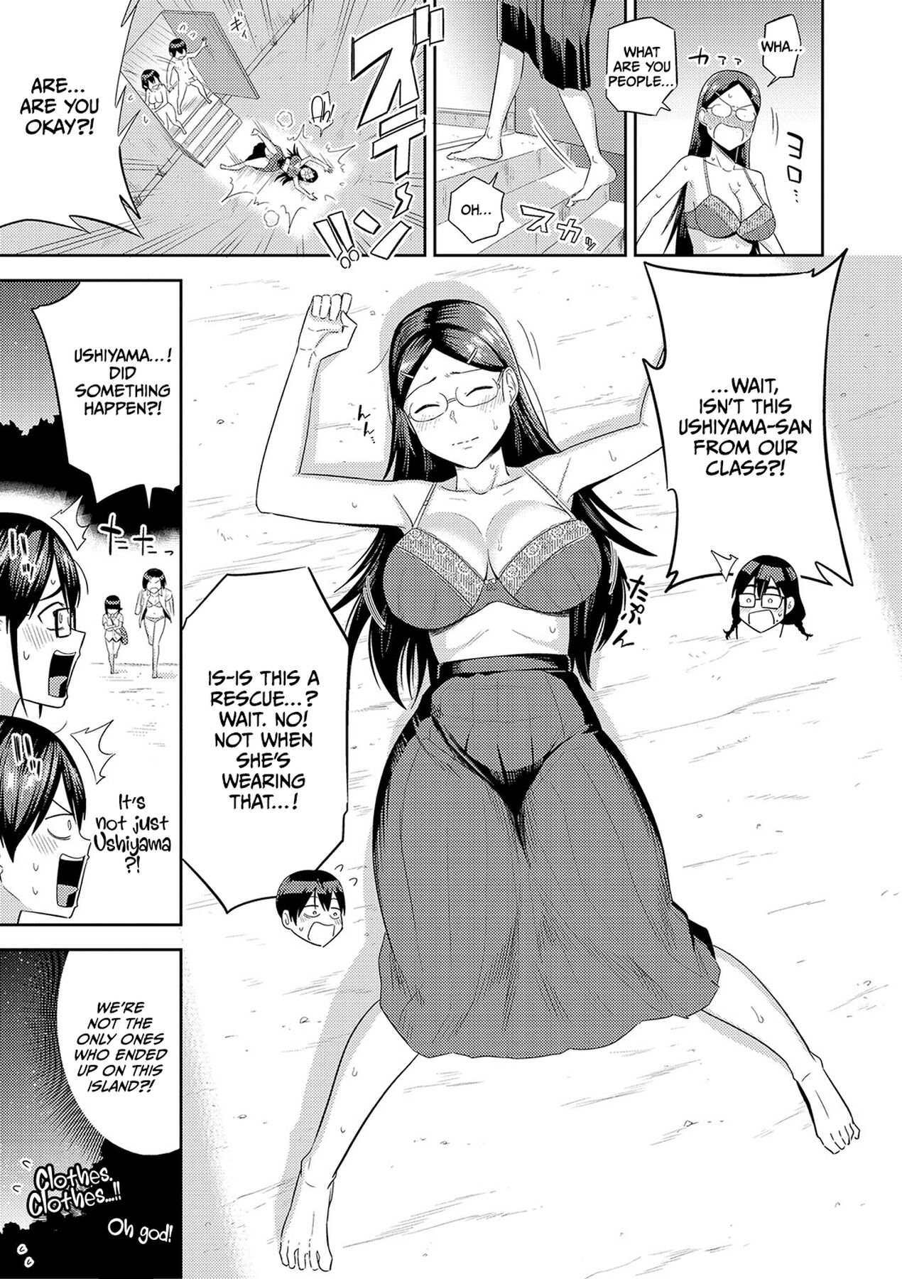 [Makosho]Mujintou de, SEX ni Kyoumi Shinshin na Dosukebe Inkya Joshi-tachi to Harem Life[English] [CulturedCommissions] [Decensored] [Digital] Page 40
