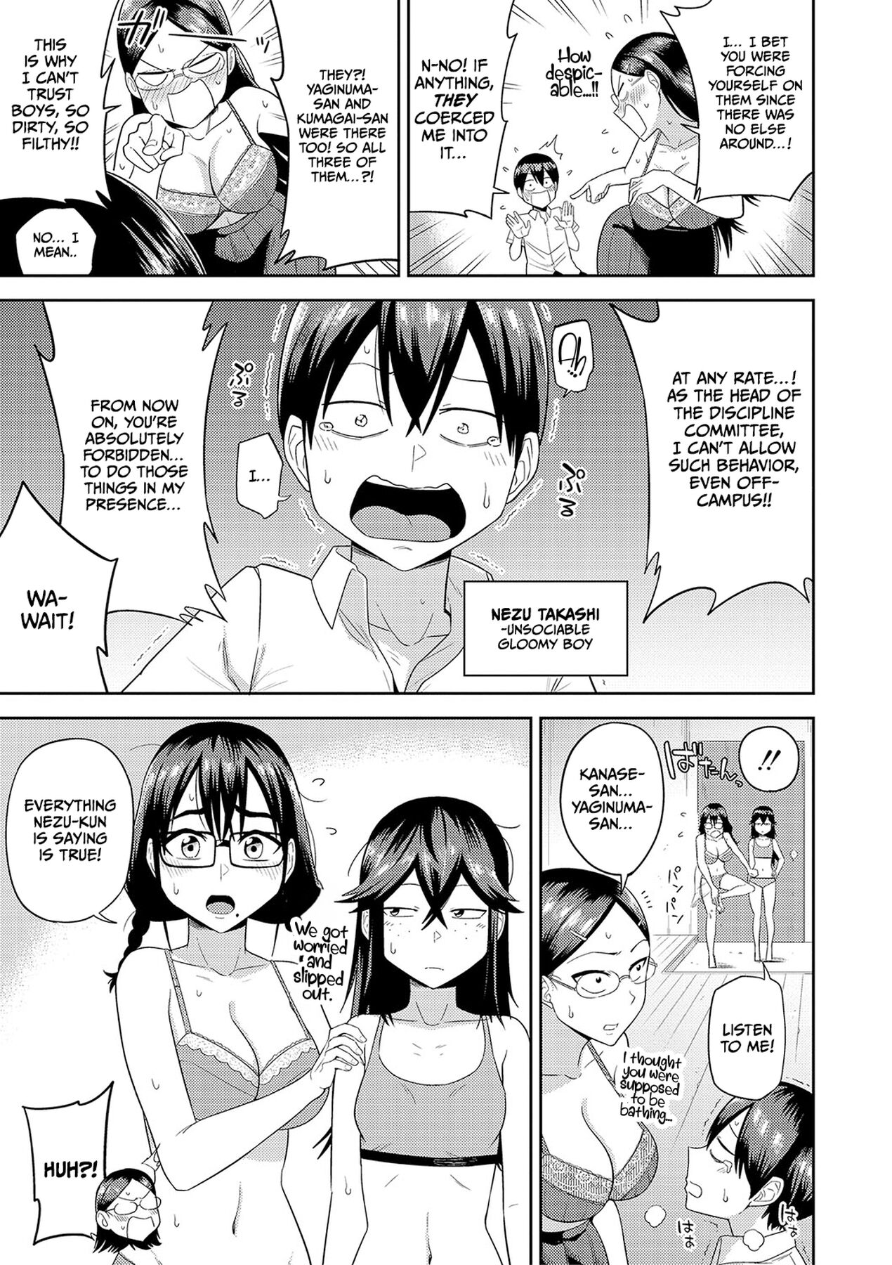 [Makosho]Mujintou de, SEX ni Kyoumi Shinshin na Dosukebe Inkya Joshi-tachi to Harem Life[English] [CulturedCommissions] [Decensored] [Digital] Page 44