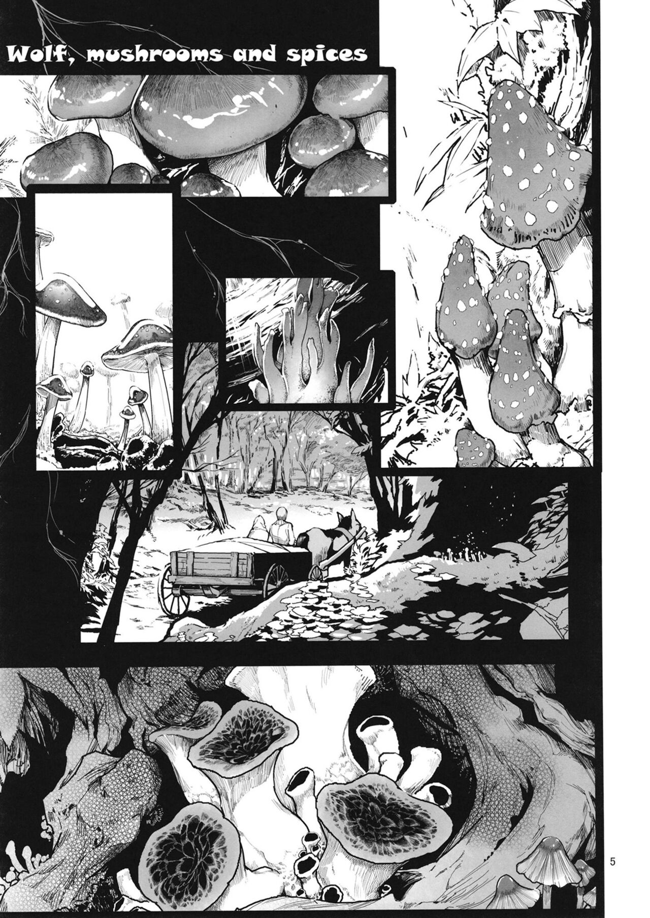 [Kuronekokan-Monpetit (Yamizawa)]Ookami to Kinoko to Koushinryou - Wolf,mushrooms amd spices(Spice and Wolf) [English] [Digital] Page 4