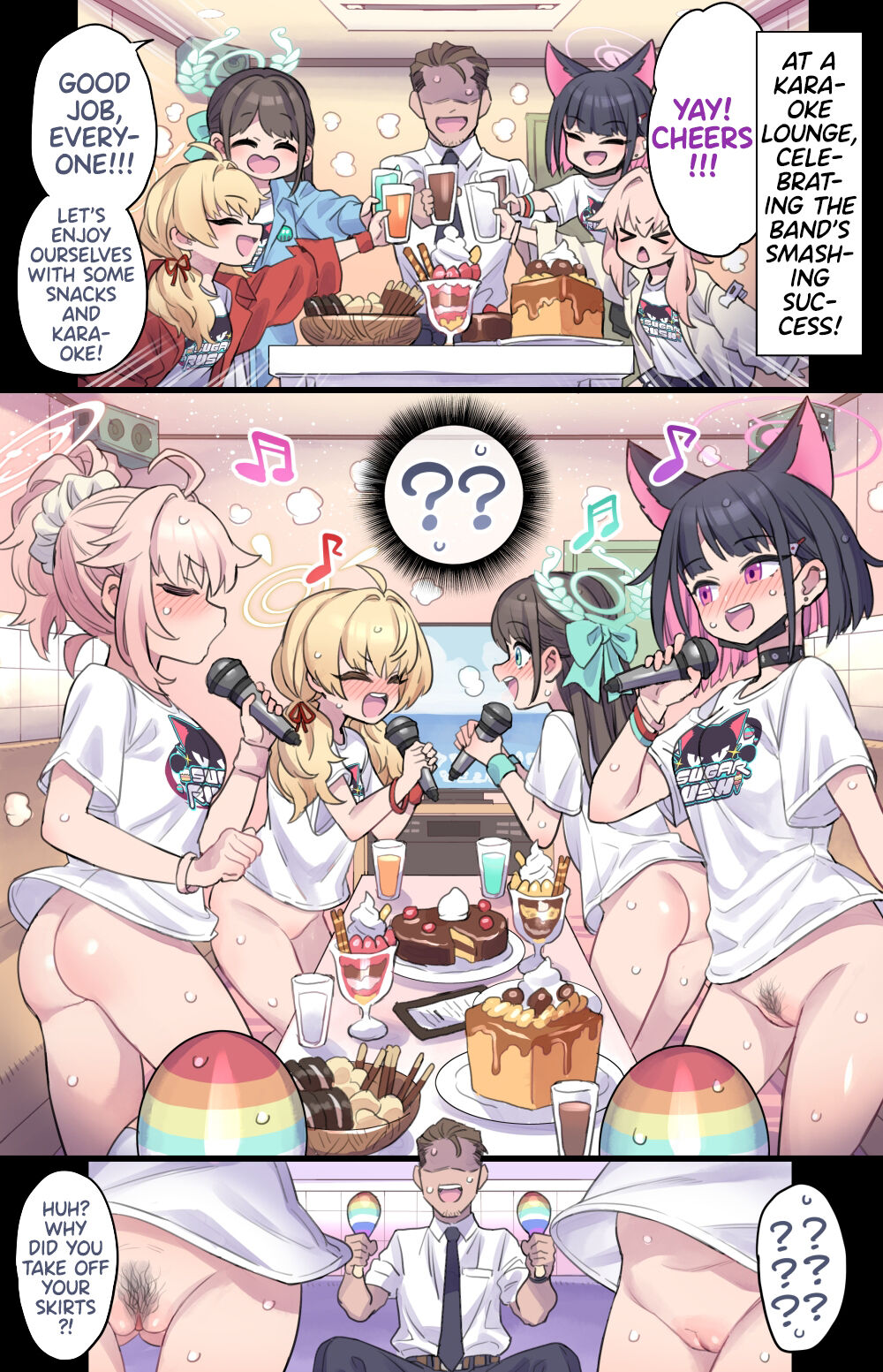 [Mimonel]Sweets-bu no Gohoubi Time | After-School Sweets Club's Snack Time!(Blue Archive) [English] [Team Rabu2] [Decensored] [Digital] Page 2